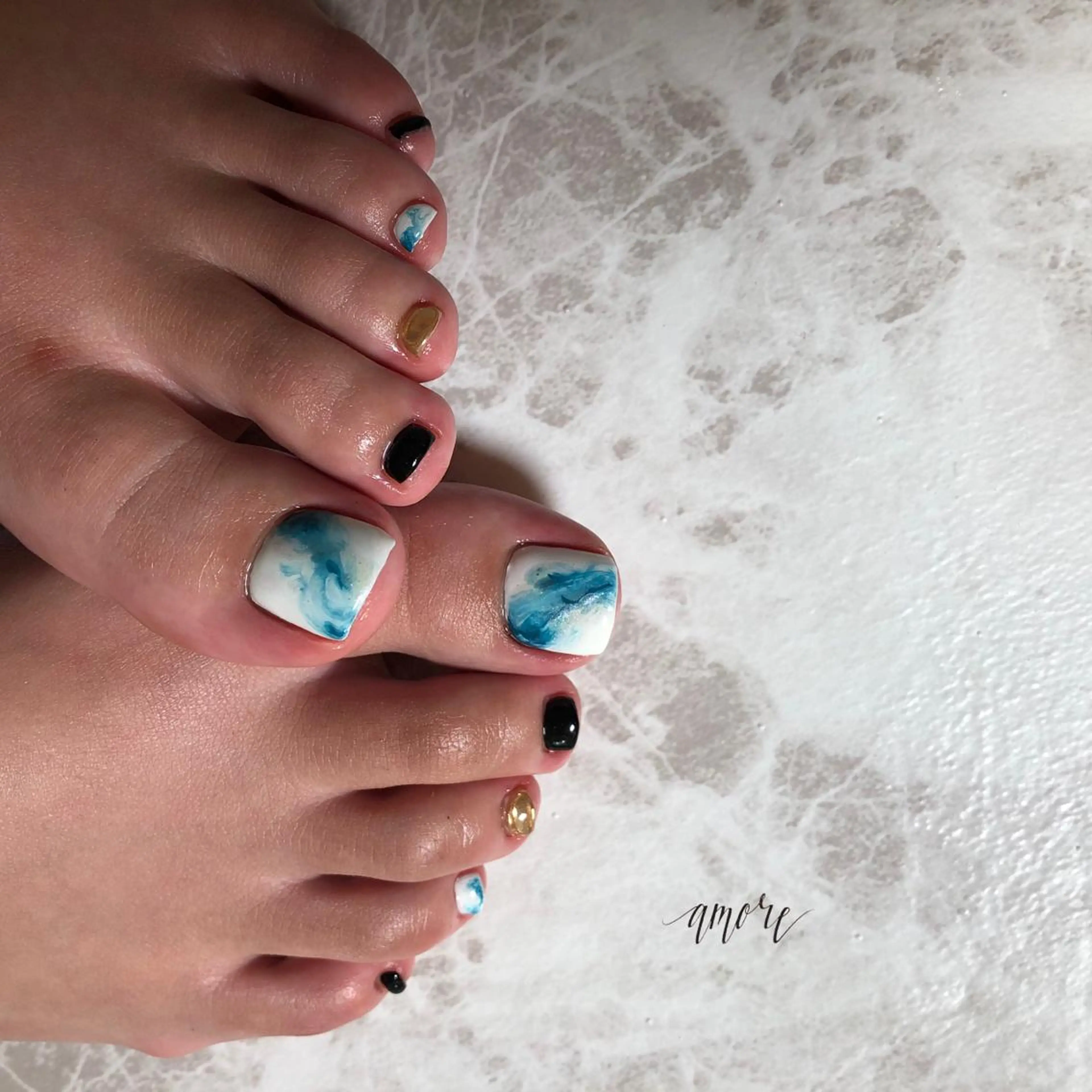 ネイル フットネイル ジェルネイル 氷ネイル・うるうるネイル マグネットネイル ミラーネイル You kyehwaのネイルデザイン