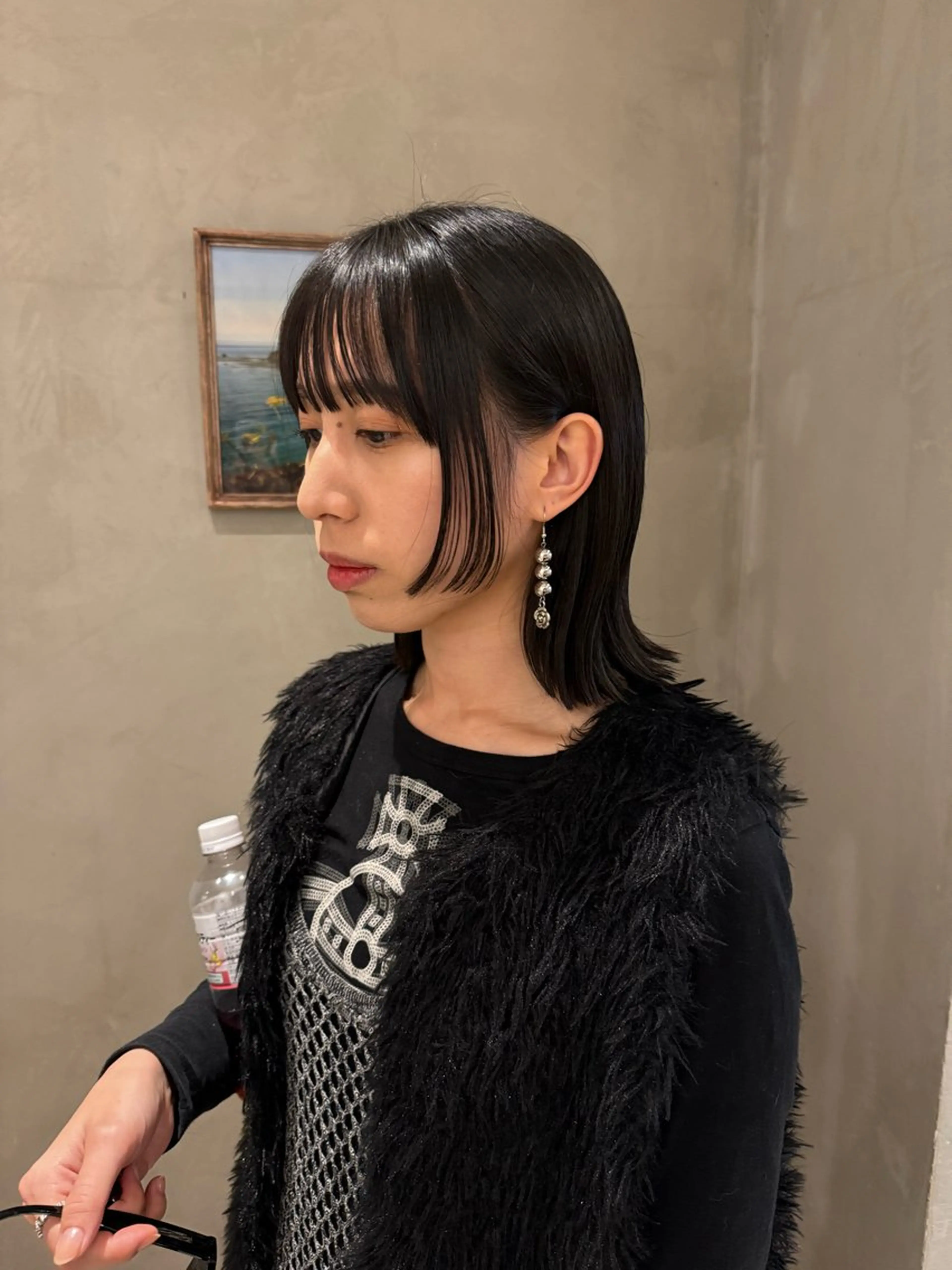 セミロング ヘアカラー トリートメント 顔周りcut・ご相談 ＝新宿しずく🇰🇷のヘアスタイル