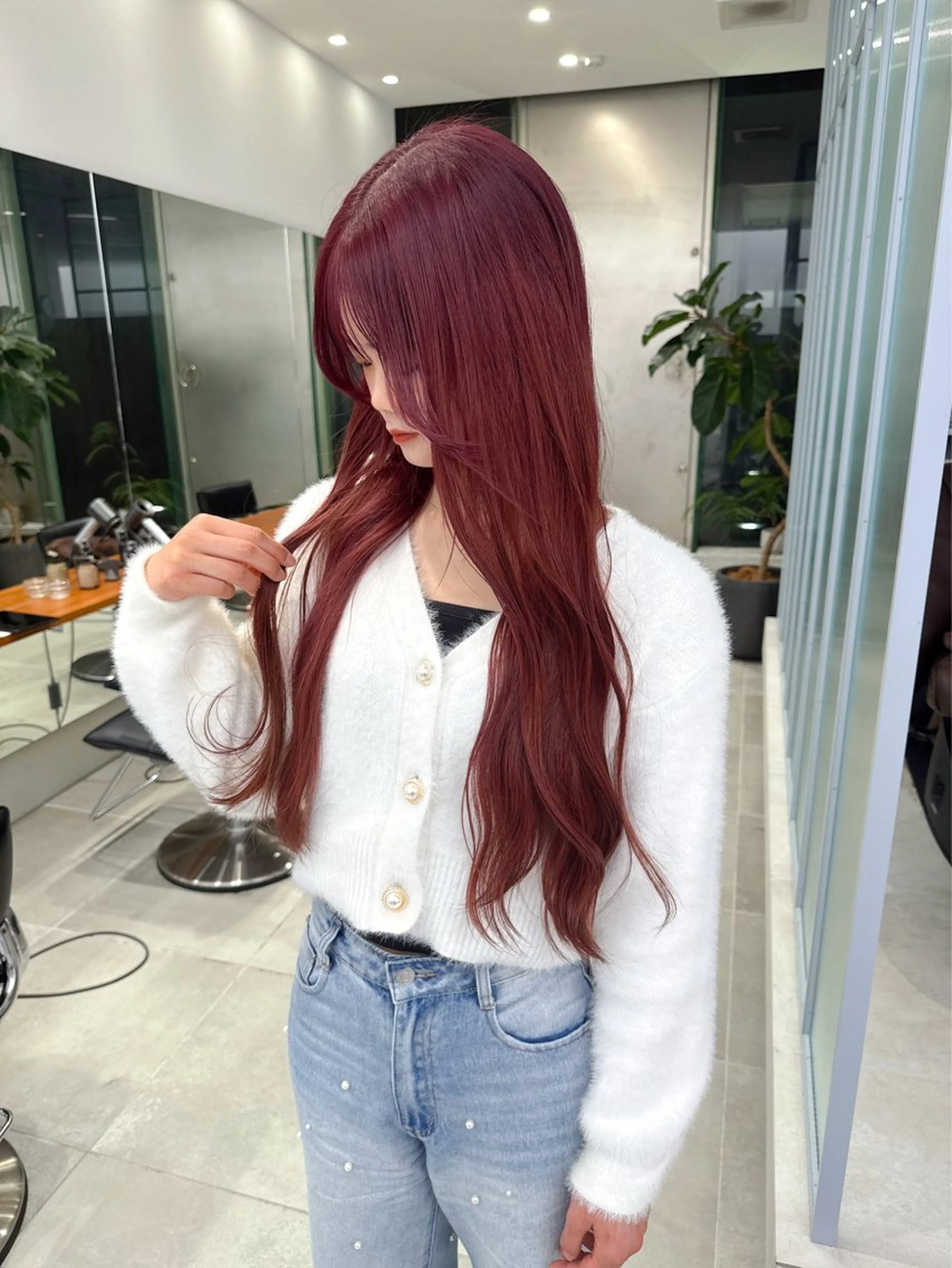 ロング カラー ヘアカラー ひかり／ショート ／似合わせカットのヘアスタイル