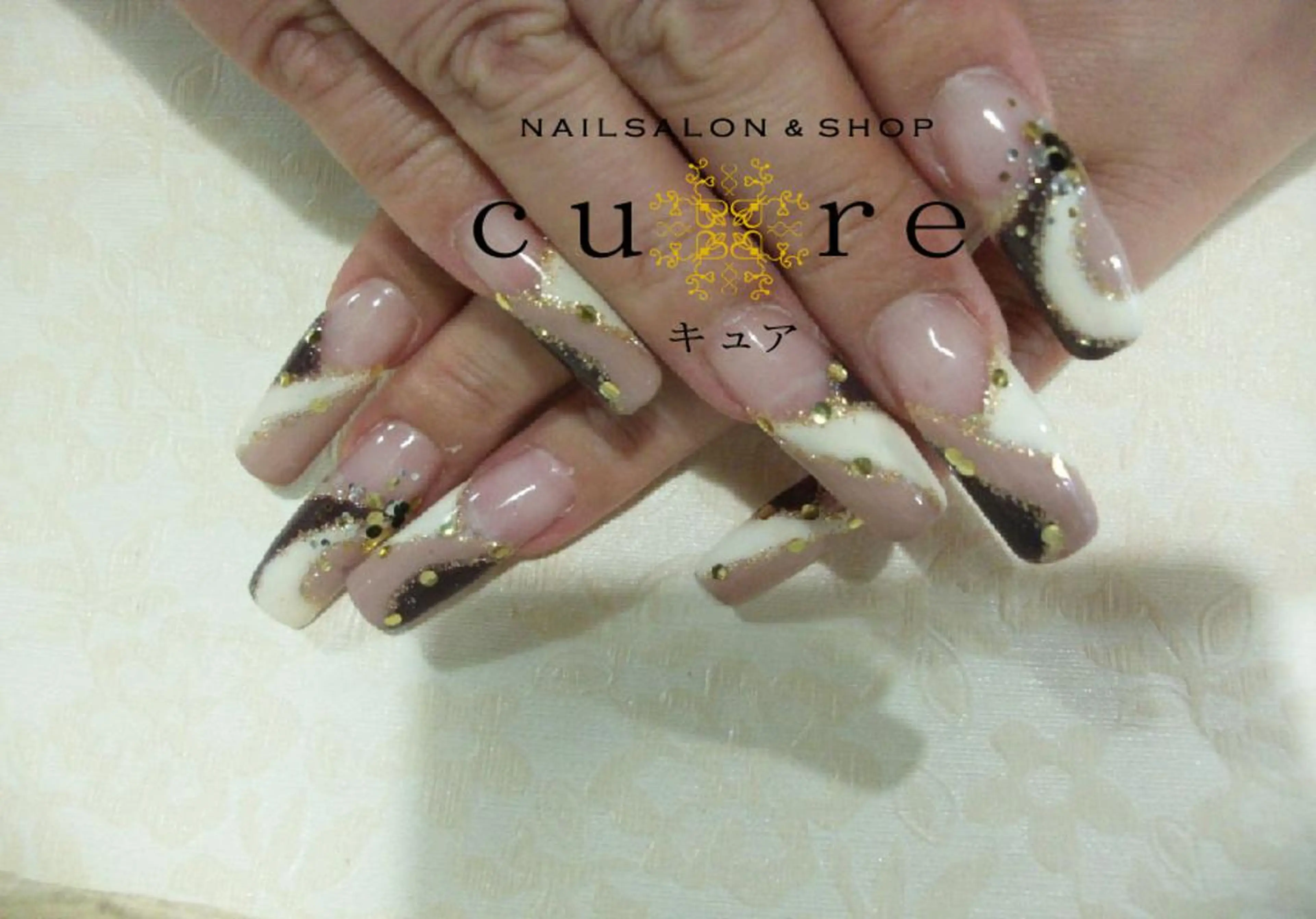 ロング ネイル ネイルサロン Cureのネイルデザイン