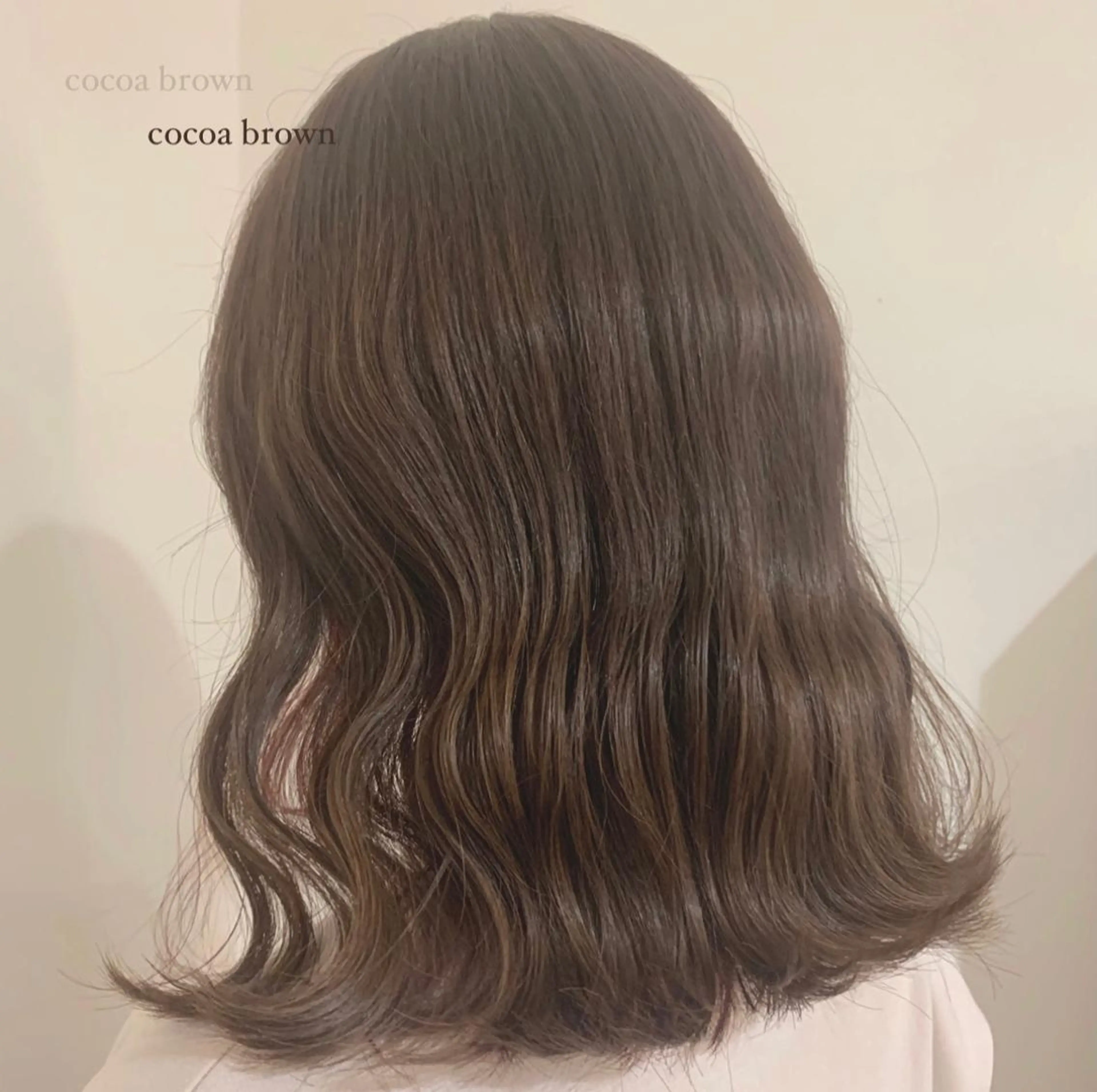 セミロング カラー AI TOKYO　S所属・mizuki 【韓国レイヤー】のヘアスタイル