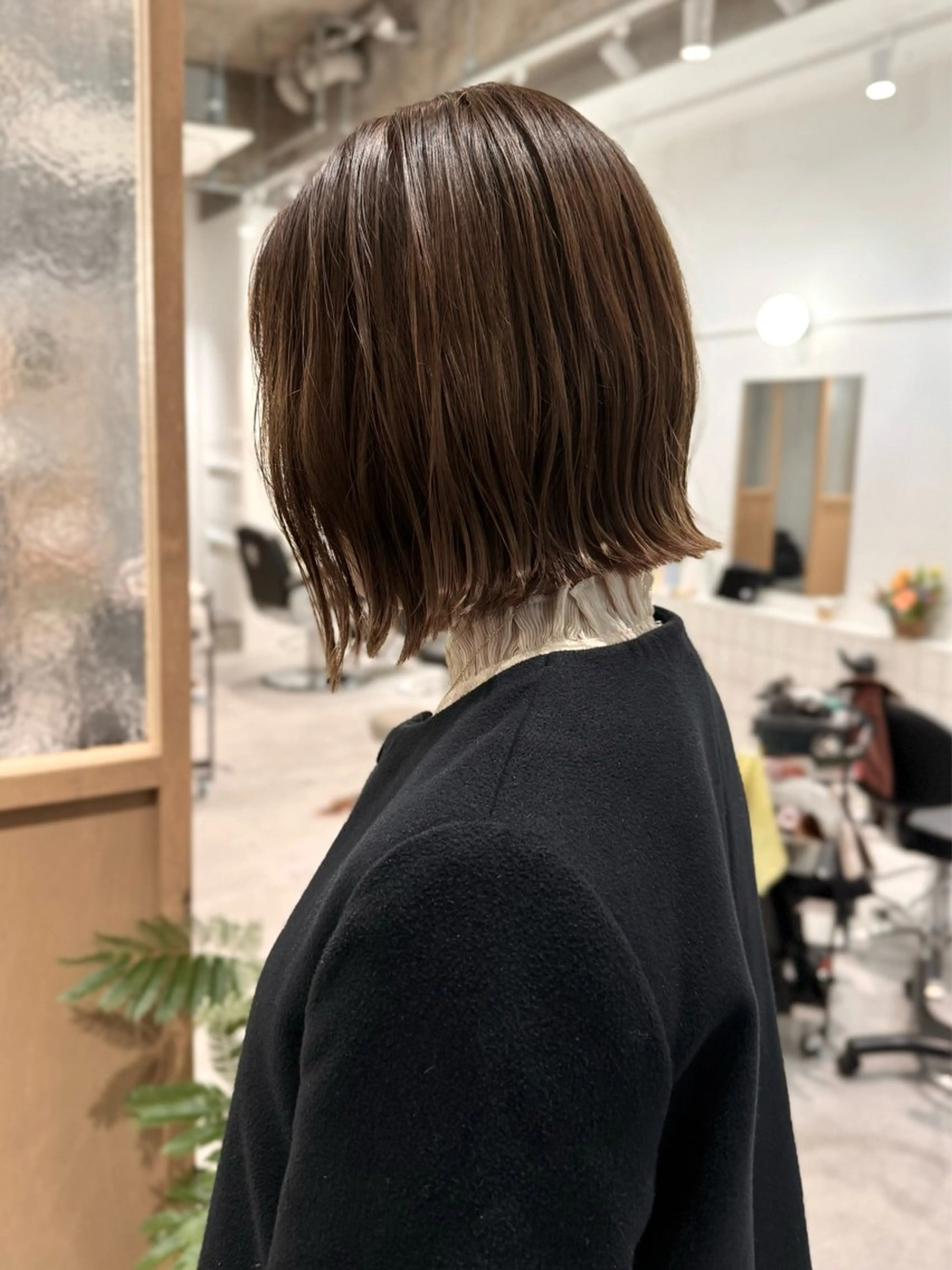 ショート 切りっぱなしボブ ボブ カラー/髪質改善 レイヤー/vagueのヘアスタイル