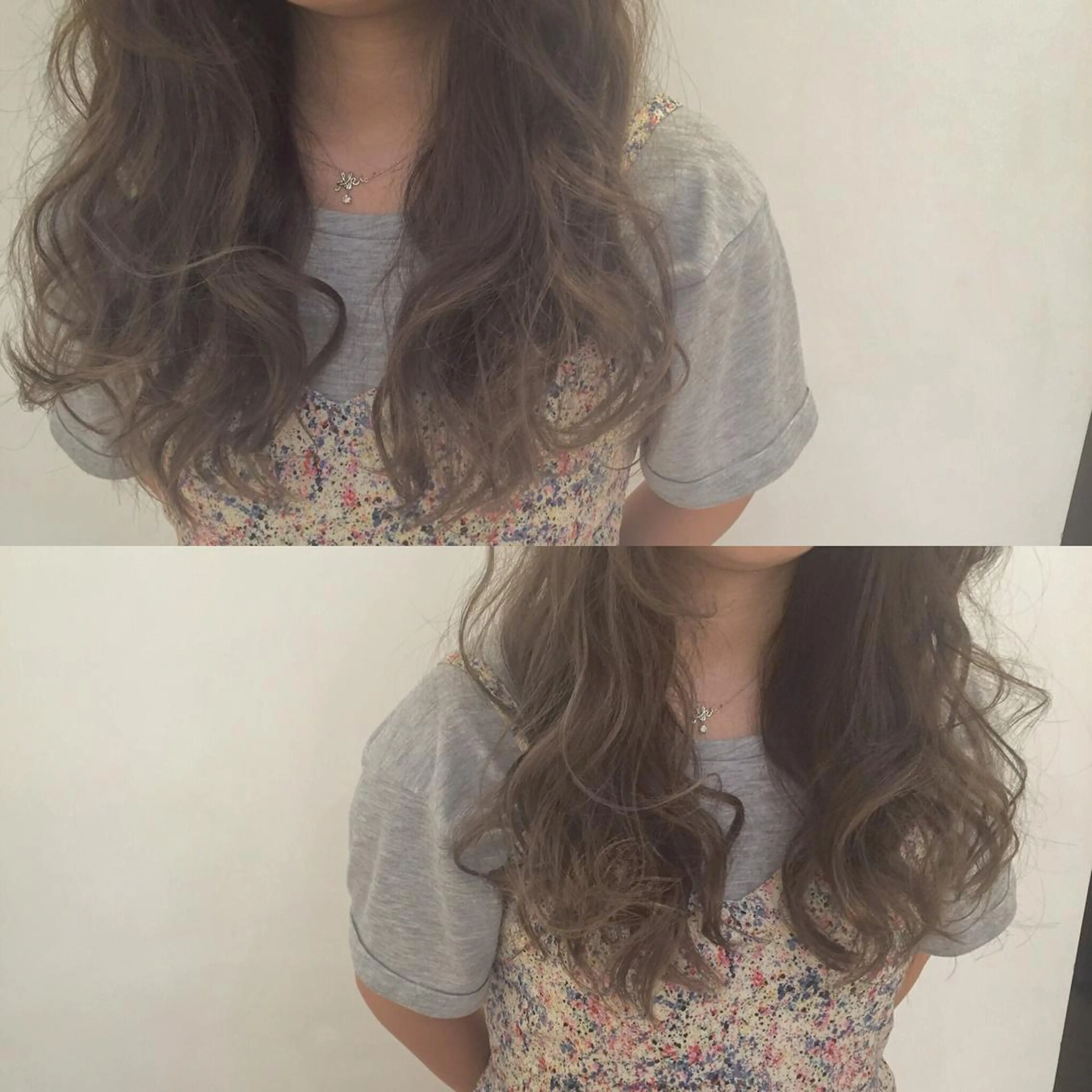 ミディアム セミロング ロング カラー ベージュカラー ハイライトカラー ハイライト lafith hair dope所属・[外国人風カラー] 店長 田中健太のヘアスタイル