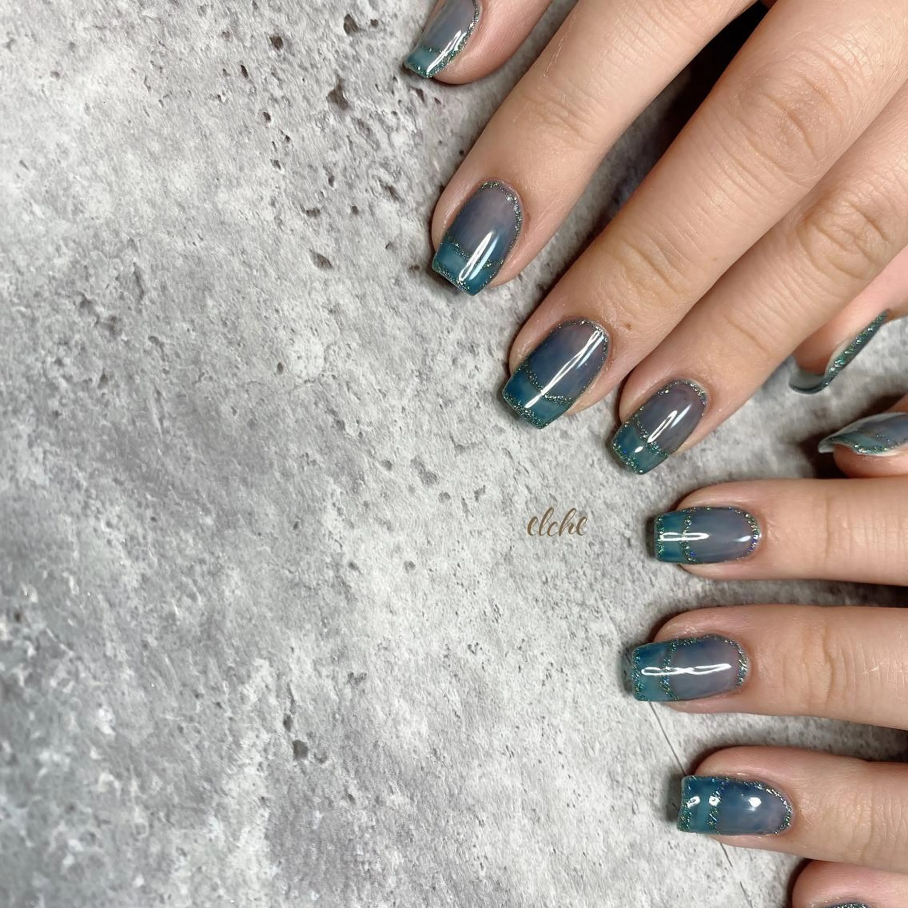 ネイル フラッシュネイル Rio 𓍼のネイルデザイン