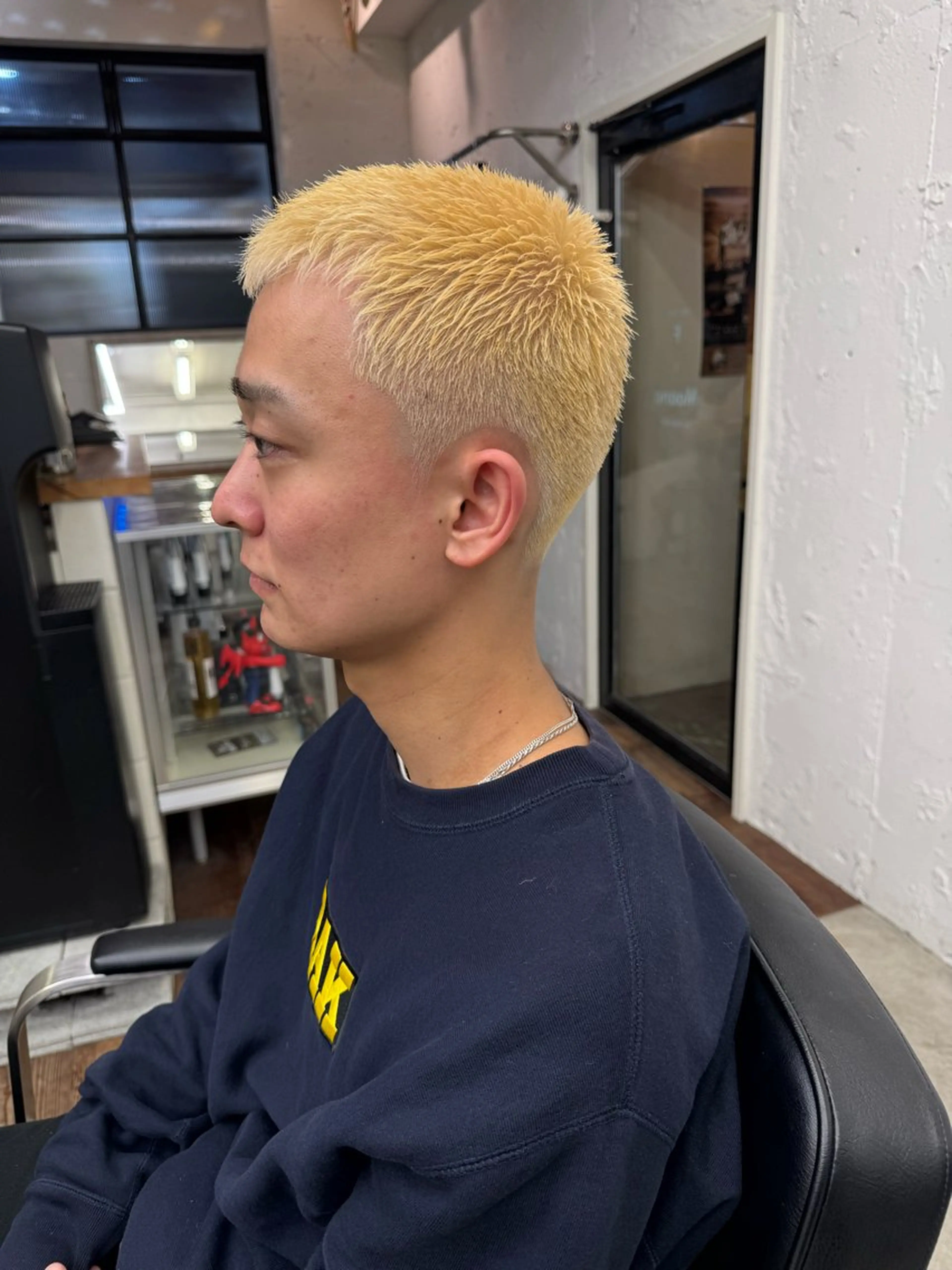 ショート カラー メンズ メンズブリーチ メンズショート ブリーチ 抜きっぱなしブロンド ショートヘア カット ヘアカラー トリートメント 💈メンズ特化💈 TASUKUのヘアスタイル