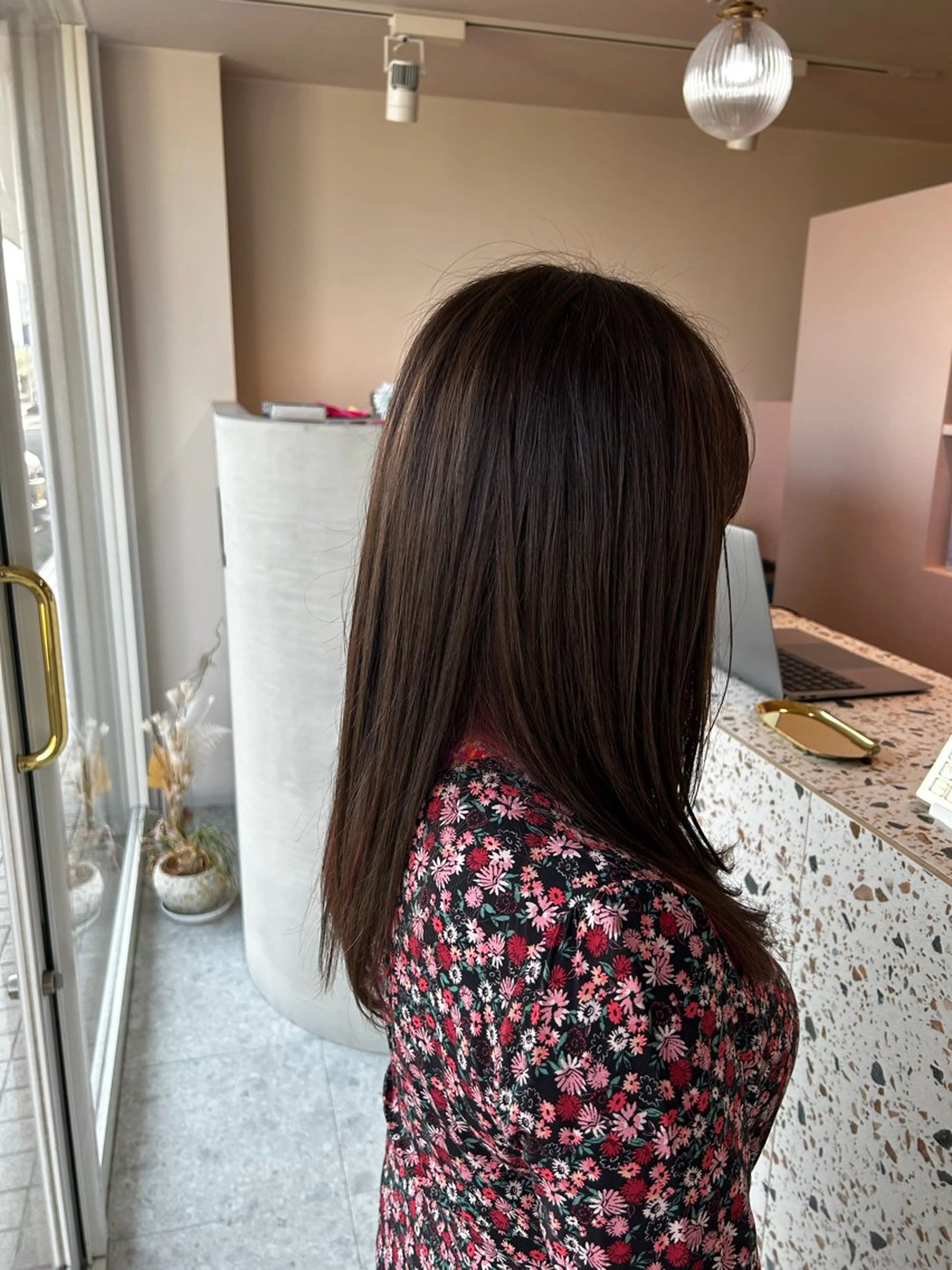 カラー ベージュカラー オリーブベージュ teto.テト所属・工藤 慎伍のヘアスタイル