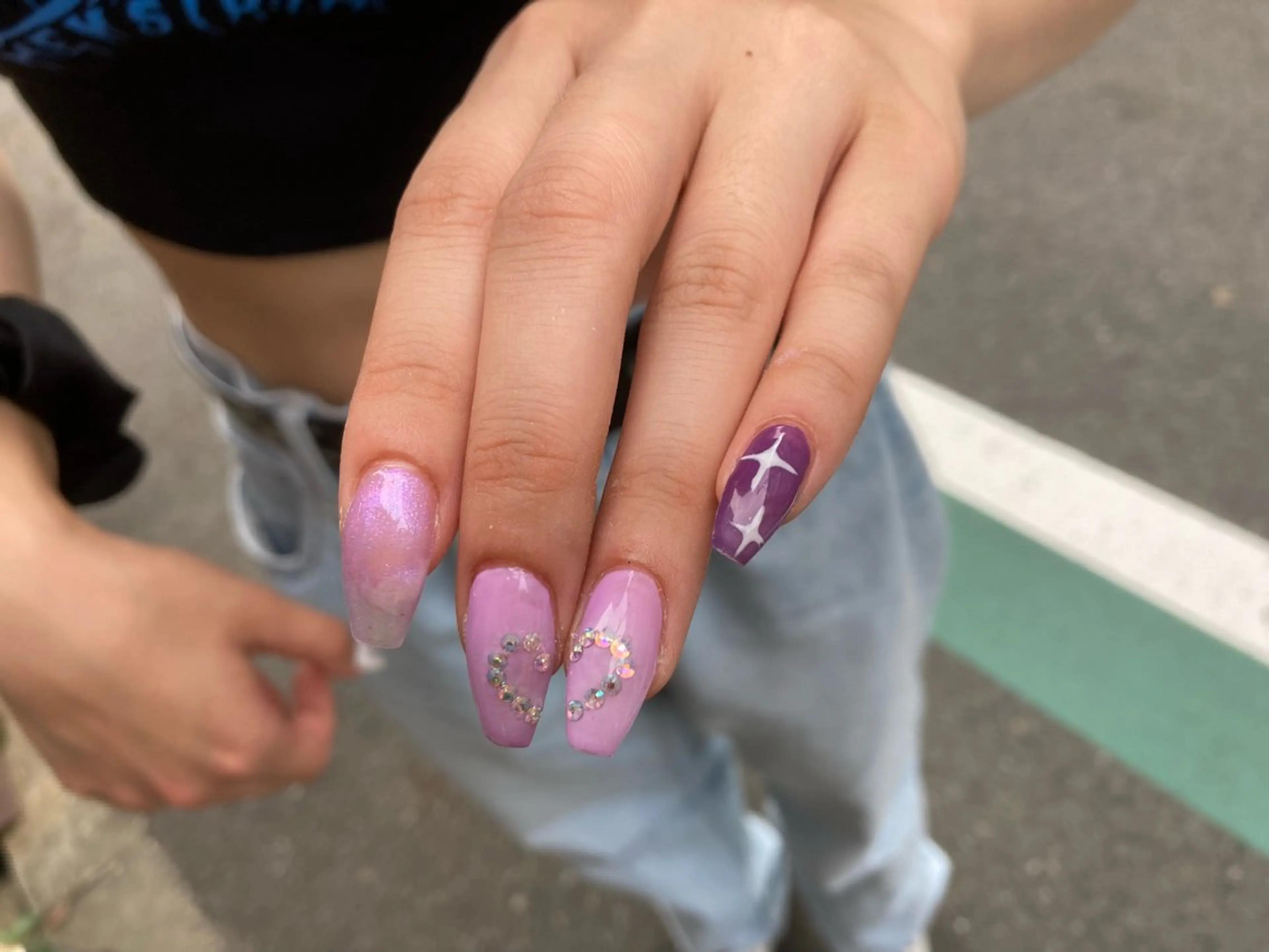 ネイル 海外ネイル u4me🦄💜のネイルデザイン