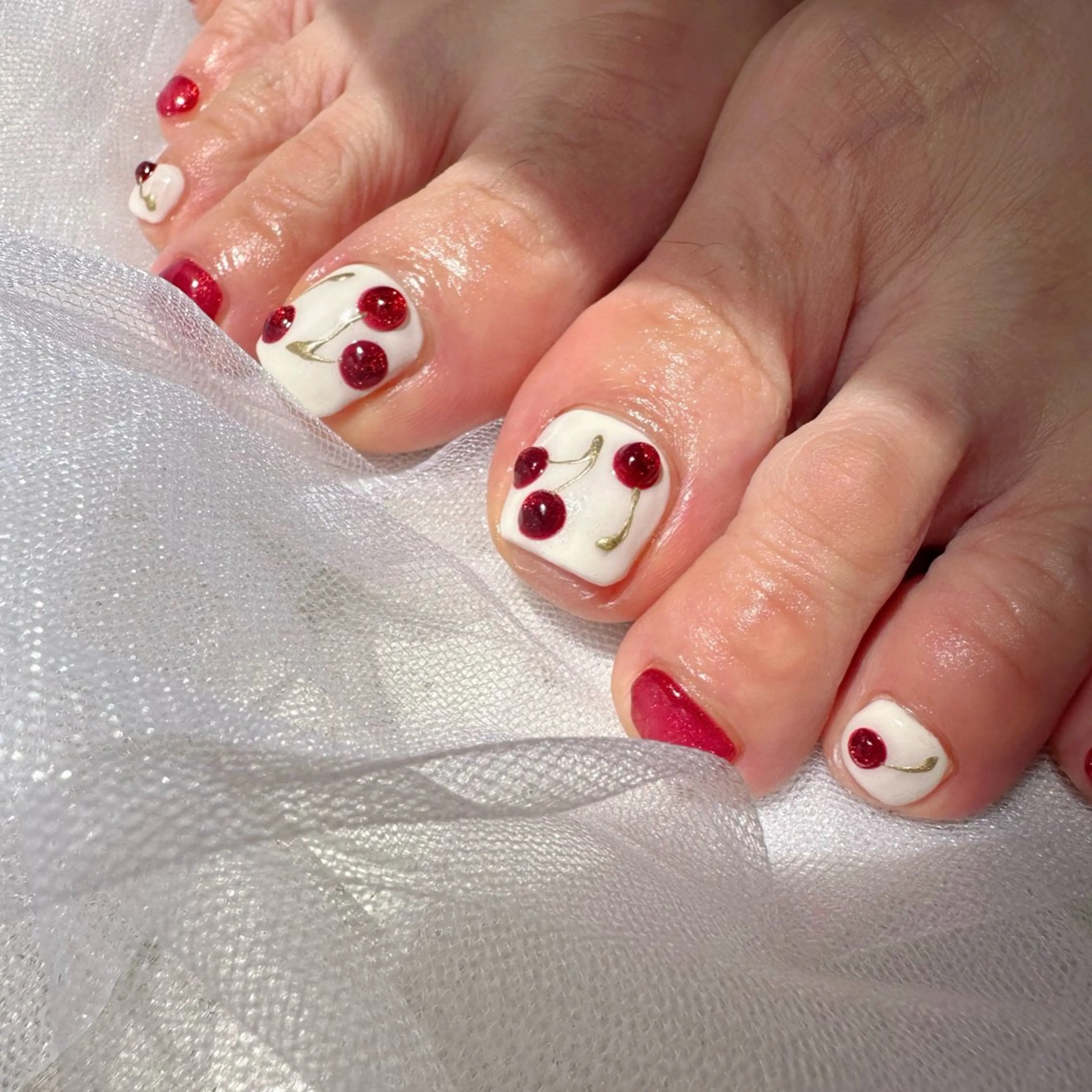 ネイル クリアネイル フットネイル 氷ネイル・うるうるネイル 韓国ネイル マグネットネイル 🪞KAPE NAIL 🪞のネイルデザイン