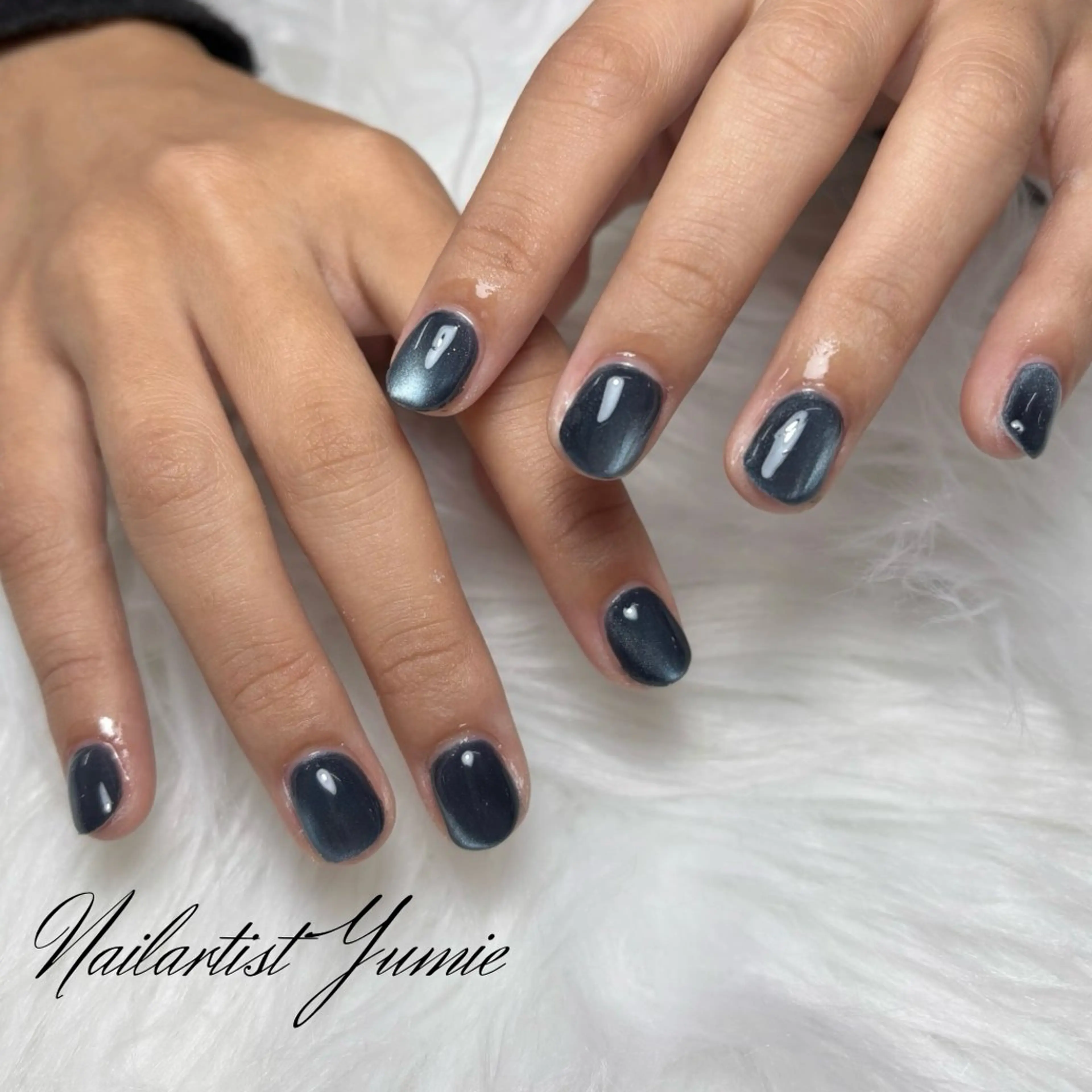 ネイル マグネットネイル ハンドネイル NAILSALON en+所属・NAILSALON en+沖縄市美原のネイルデザイン