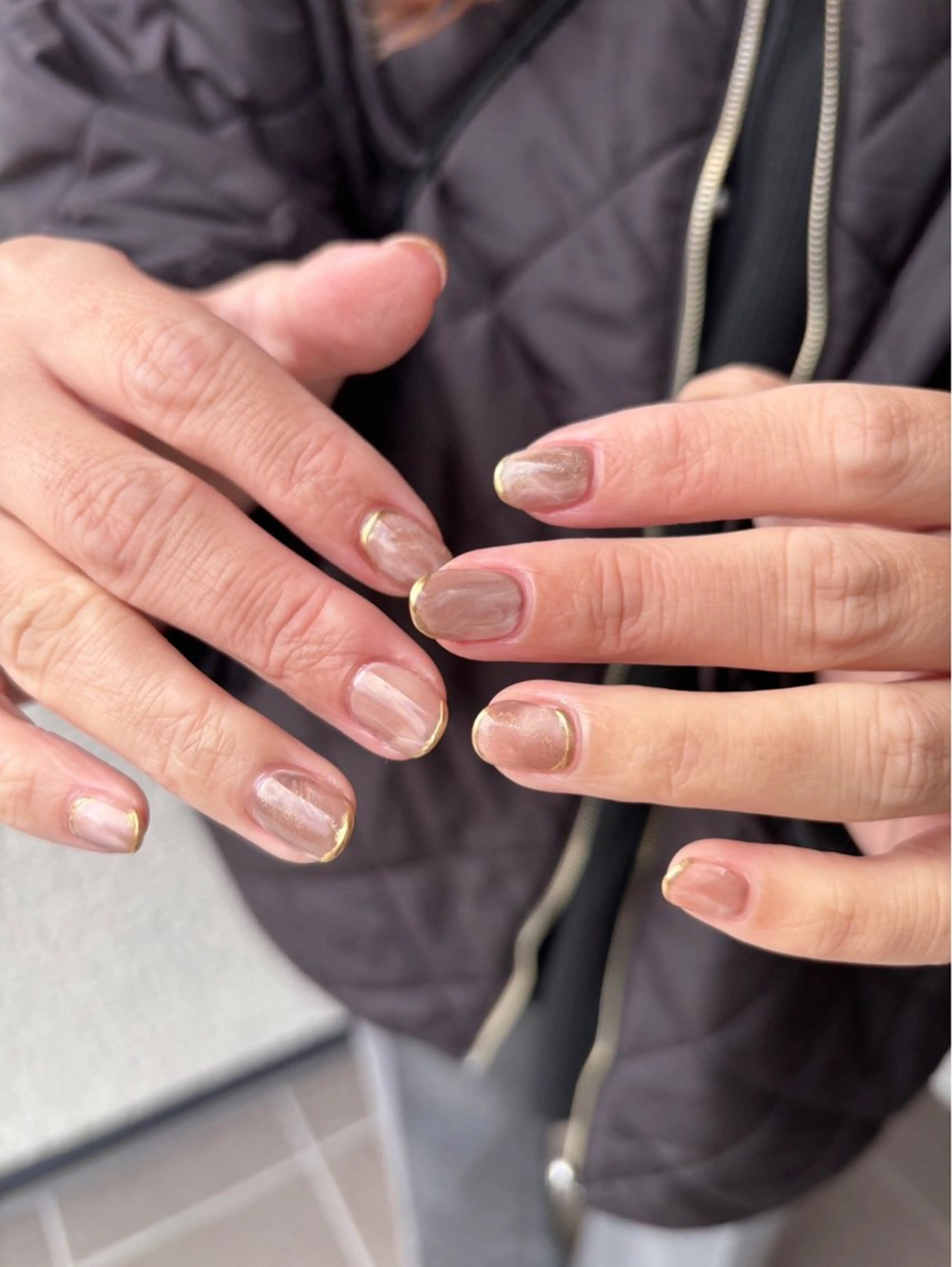 ネイル ニュアンスネイル オフィスネイル ワンカラーネイル シンプルネイル ハンドネイル nail salon toki.のネイルデザイン