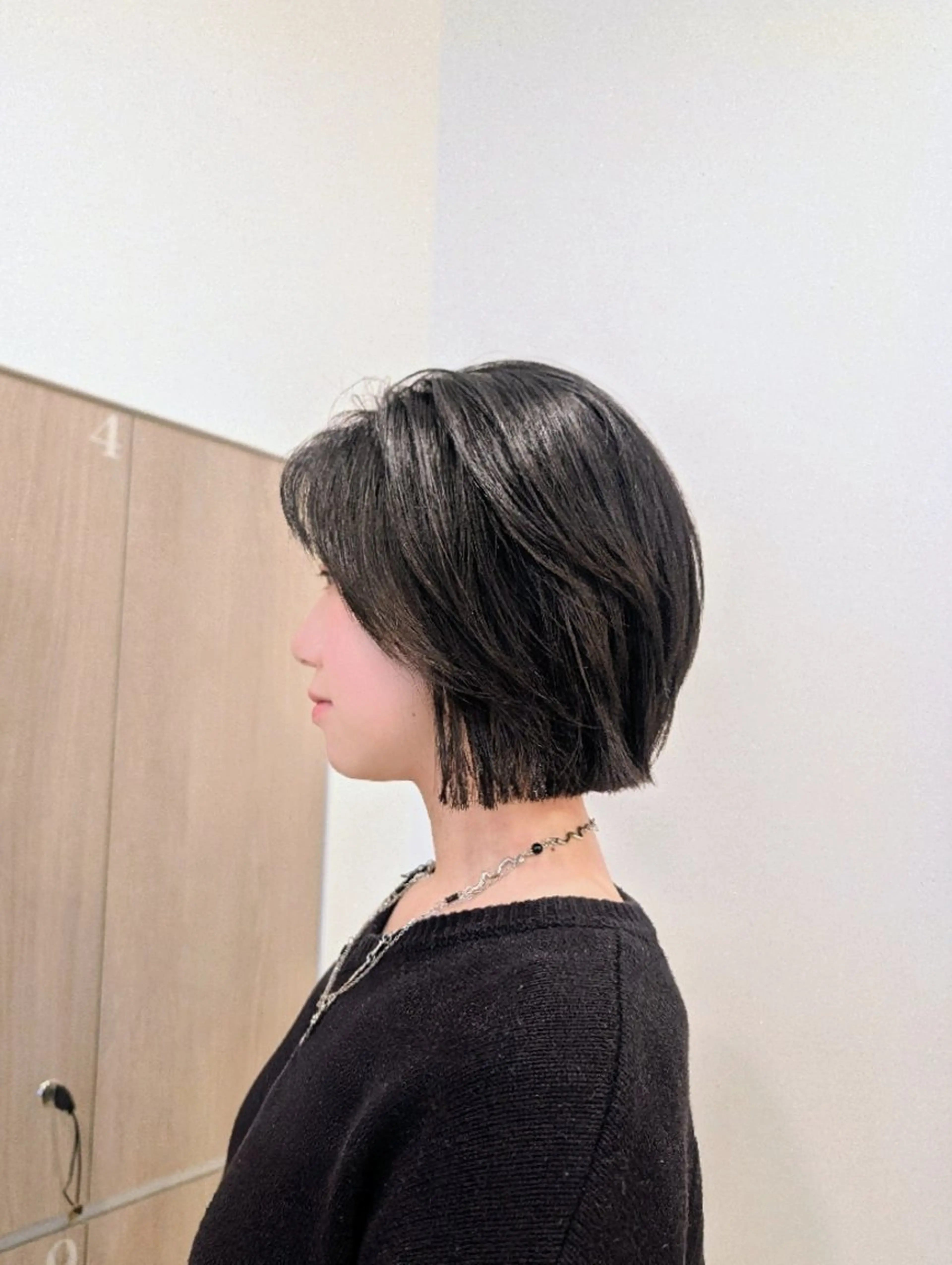 ショート ボブ レイヤーカット カット ルプラボウ　小野寺 菜穂/豊橋/パーマのヘアスタイル