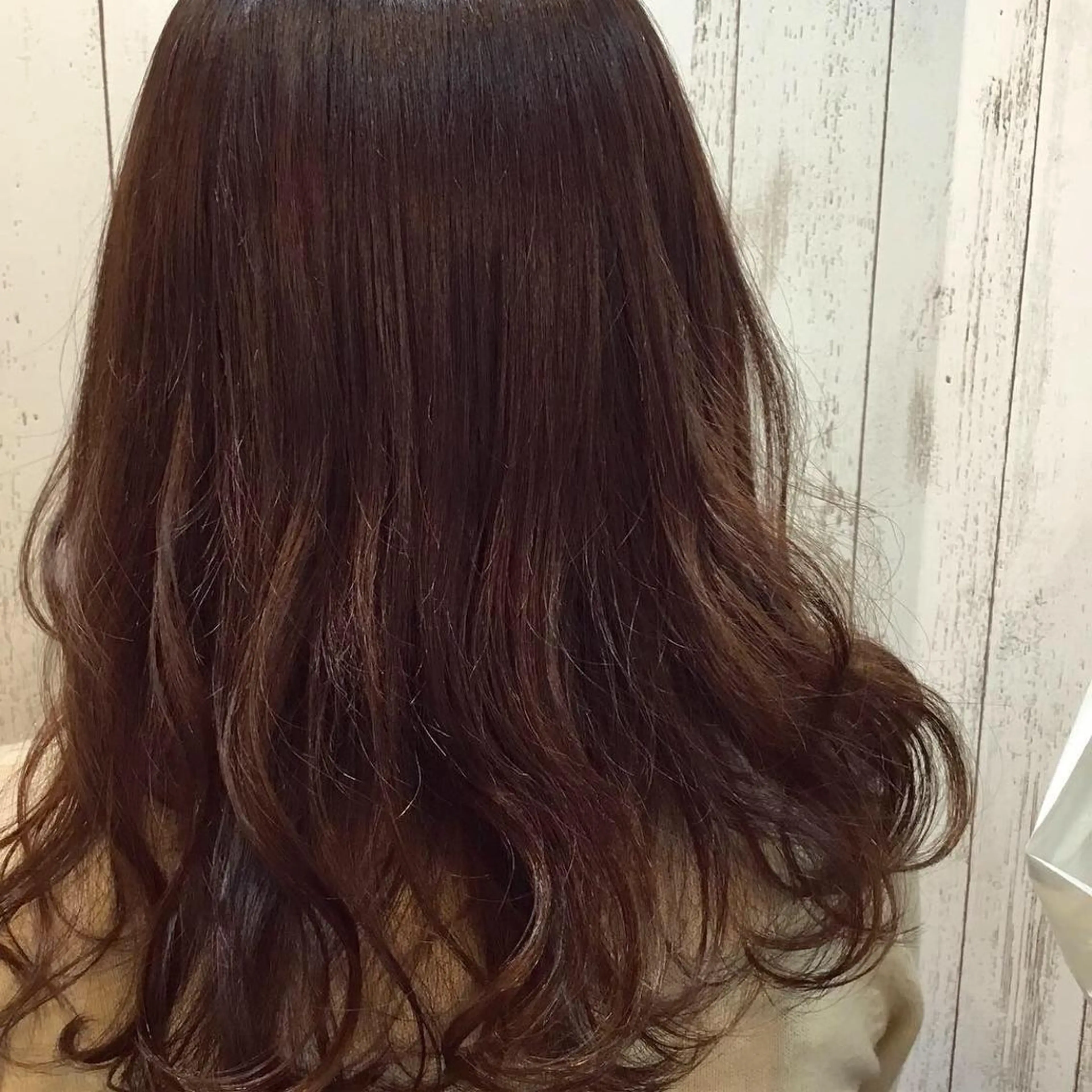 セミロング カラー パーマ embrace エンブレイスのヘアスタイル