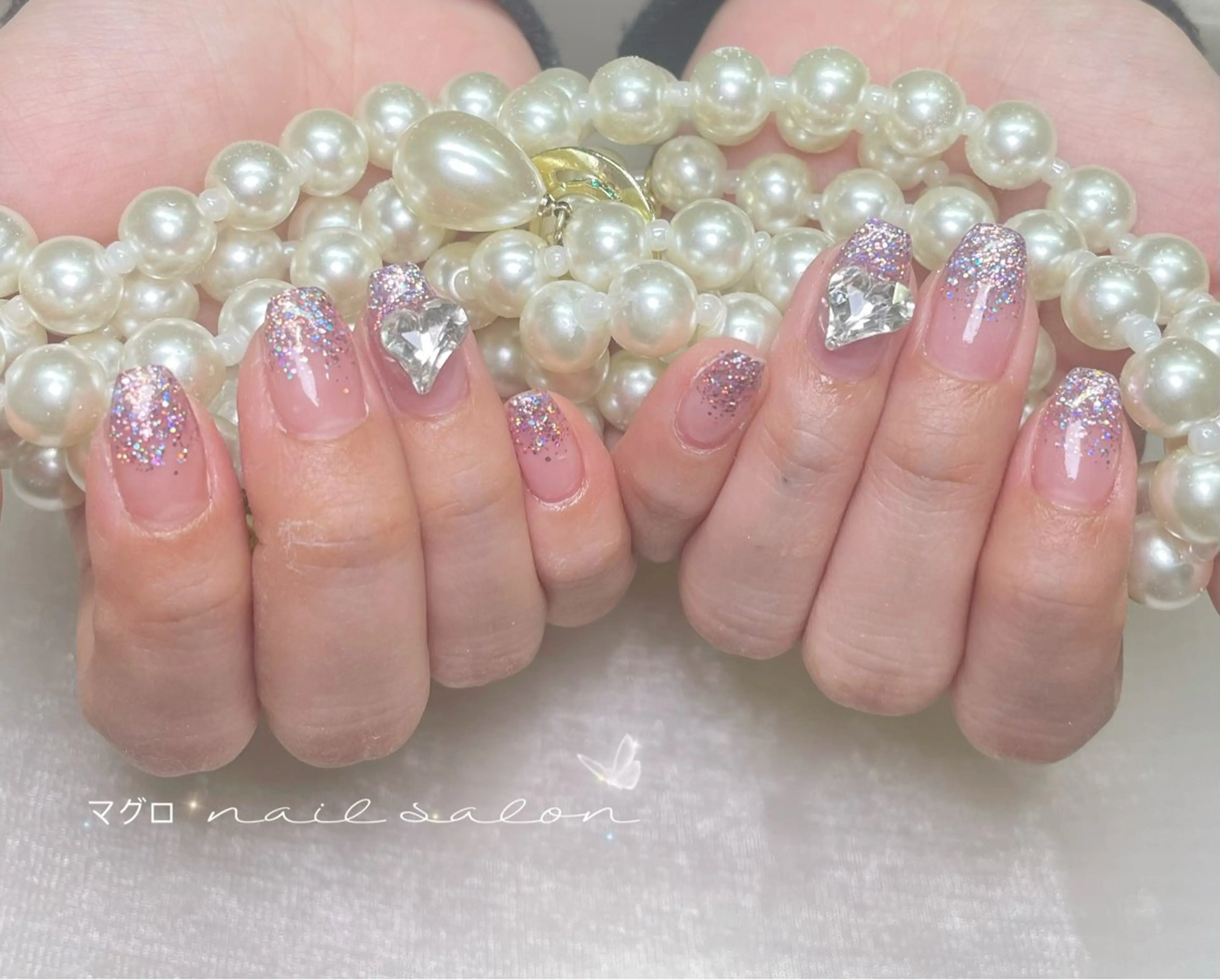 (オフありの方)      【ハンド】フラッシュグラデーション&ラメグラデーションの写真