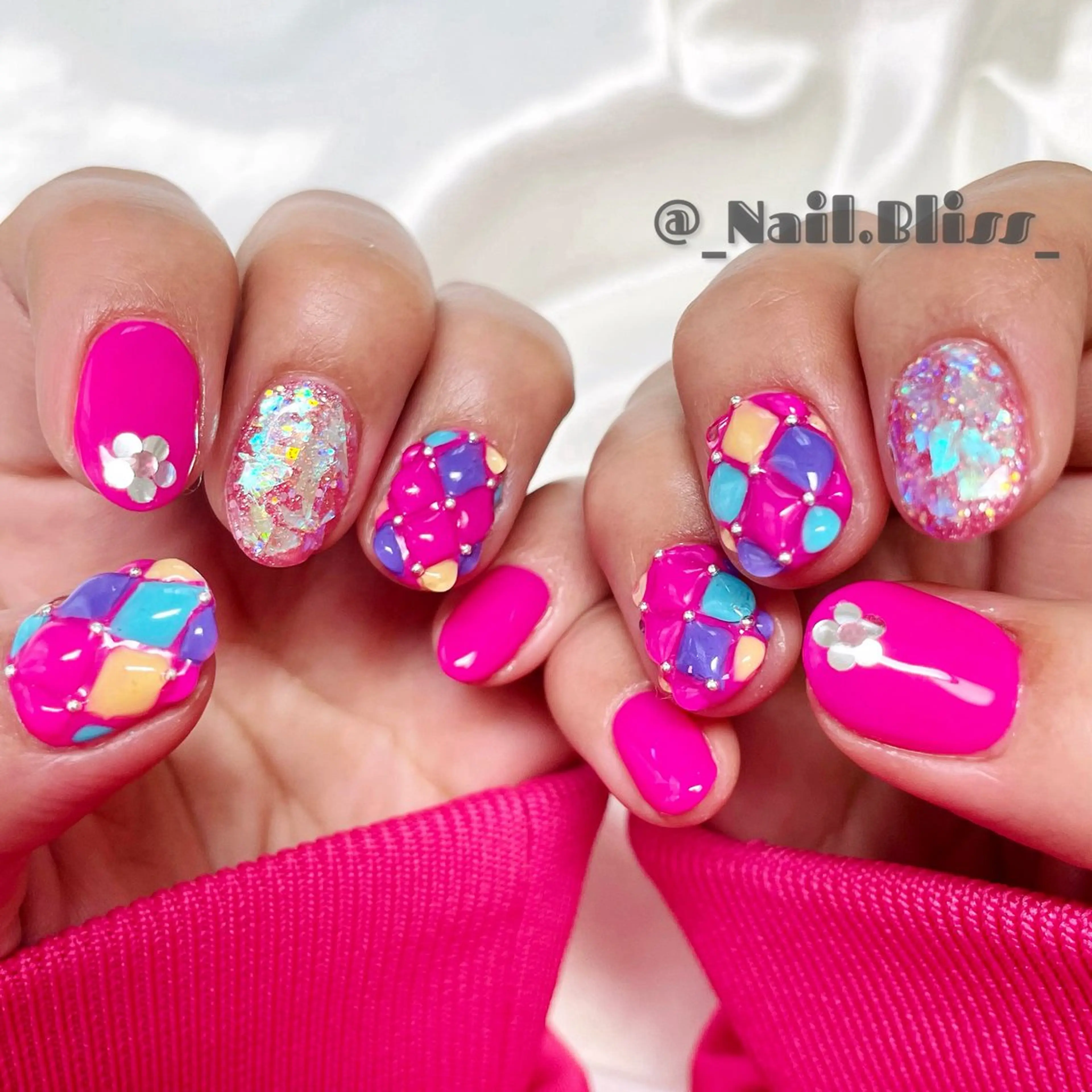 ネイル 持ち込み ハンドネイル NAIL BLISSのネイルデザイン