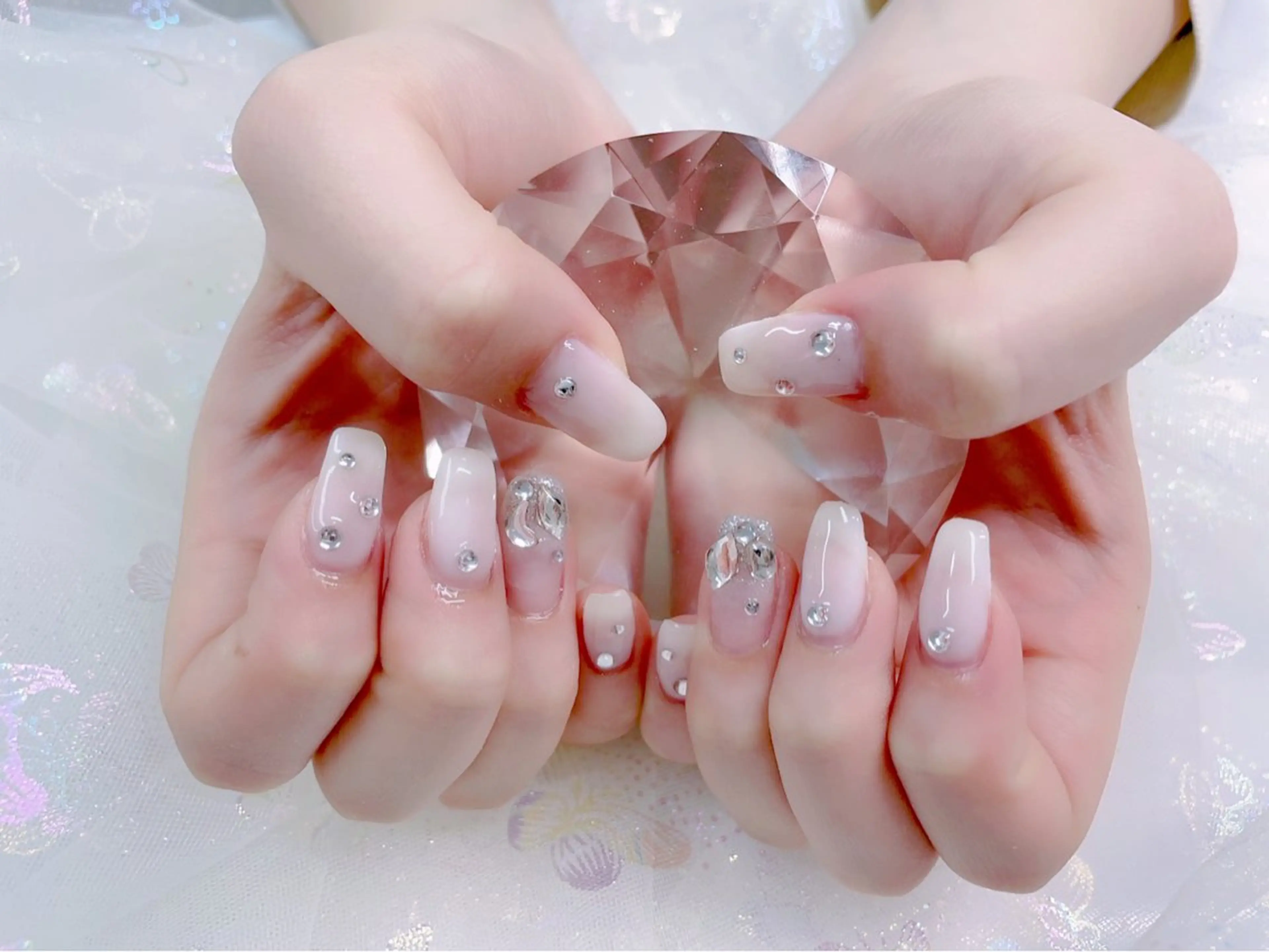 ネイル パーツ全部¥110 サロンミミのネイルデザイン