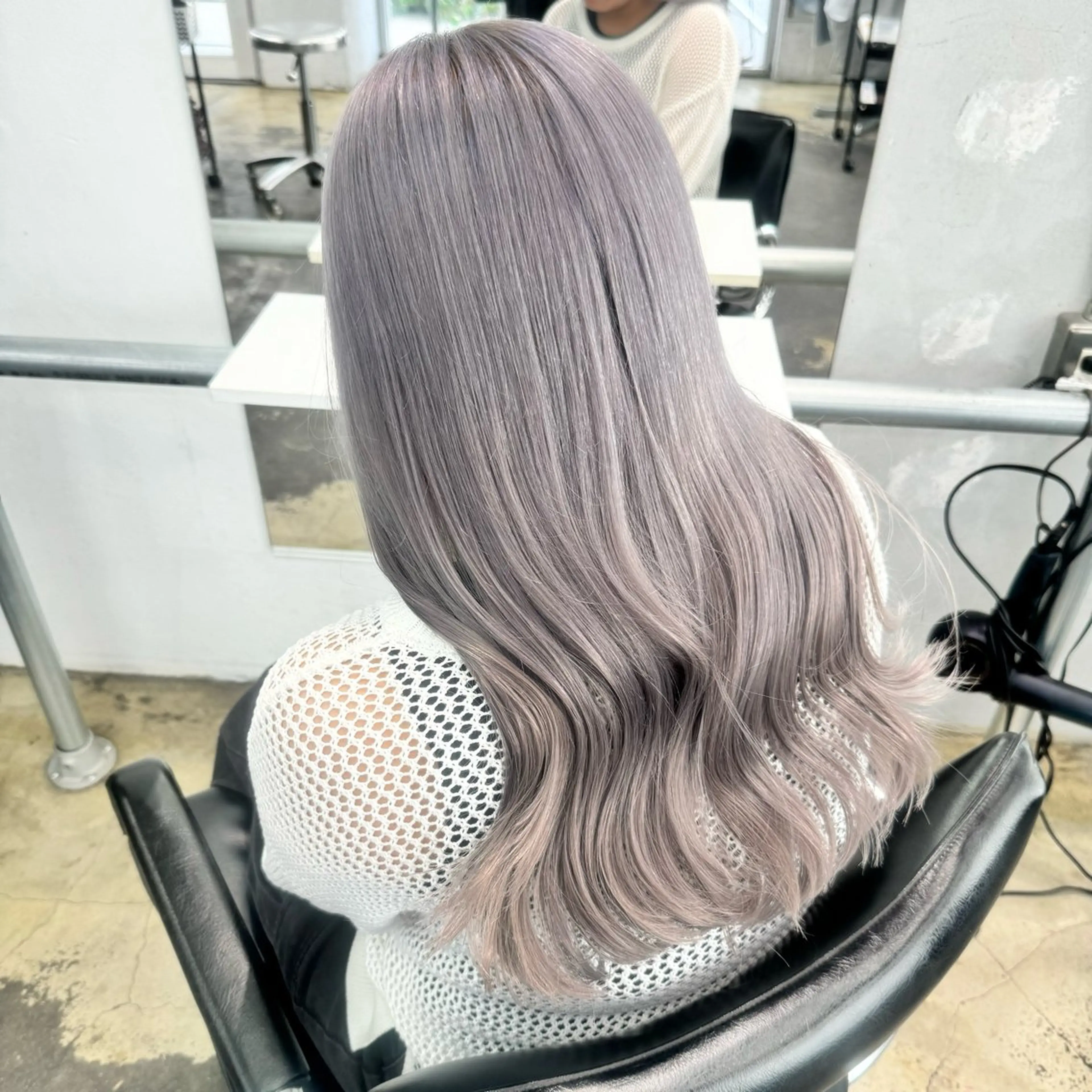 セミロング カラー ヘアアレンジ 💗💗韓国レイヤー yu-ki💗💗のヘアスタイル