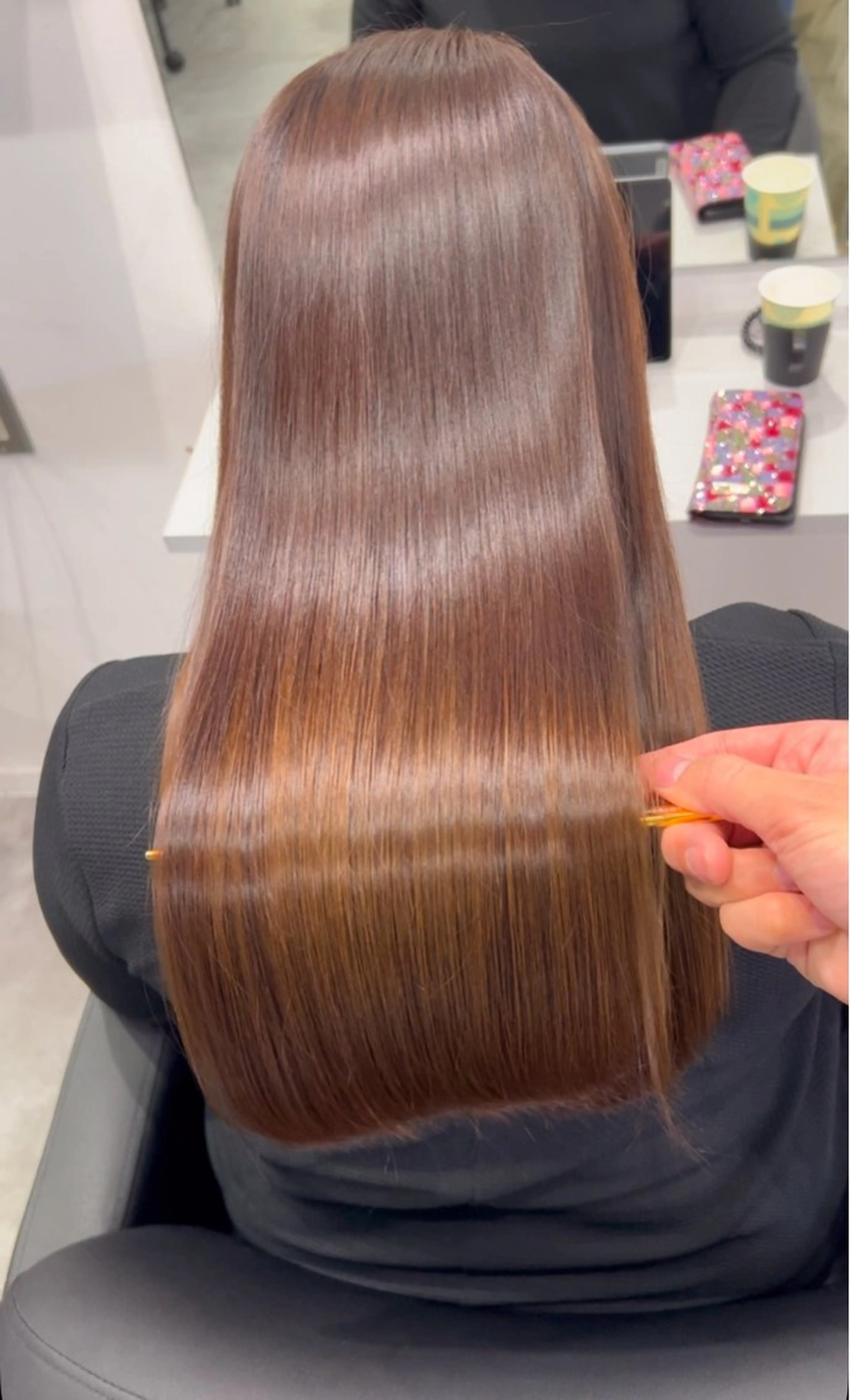 ロング メンズパーマ/艶 モテカラー/福井悟朗のヘアスタイル