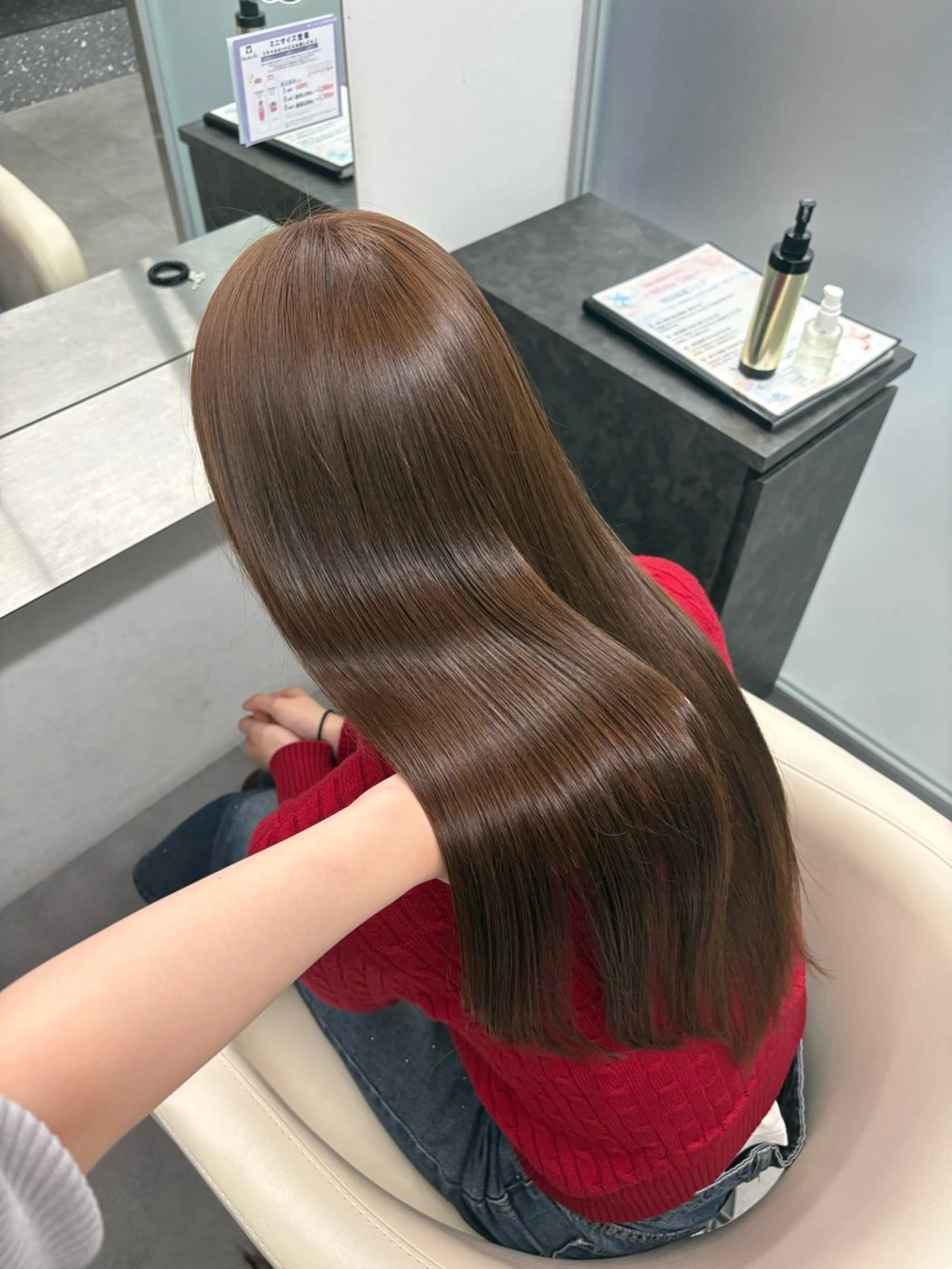 セミロング トレンド甘めガーリー Mizuki☁️🫧のヘアスタイル