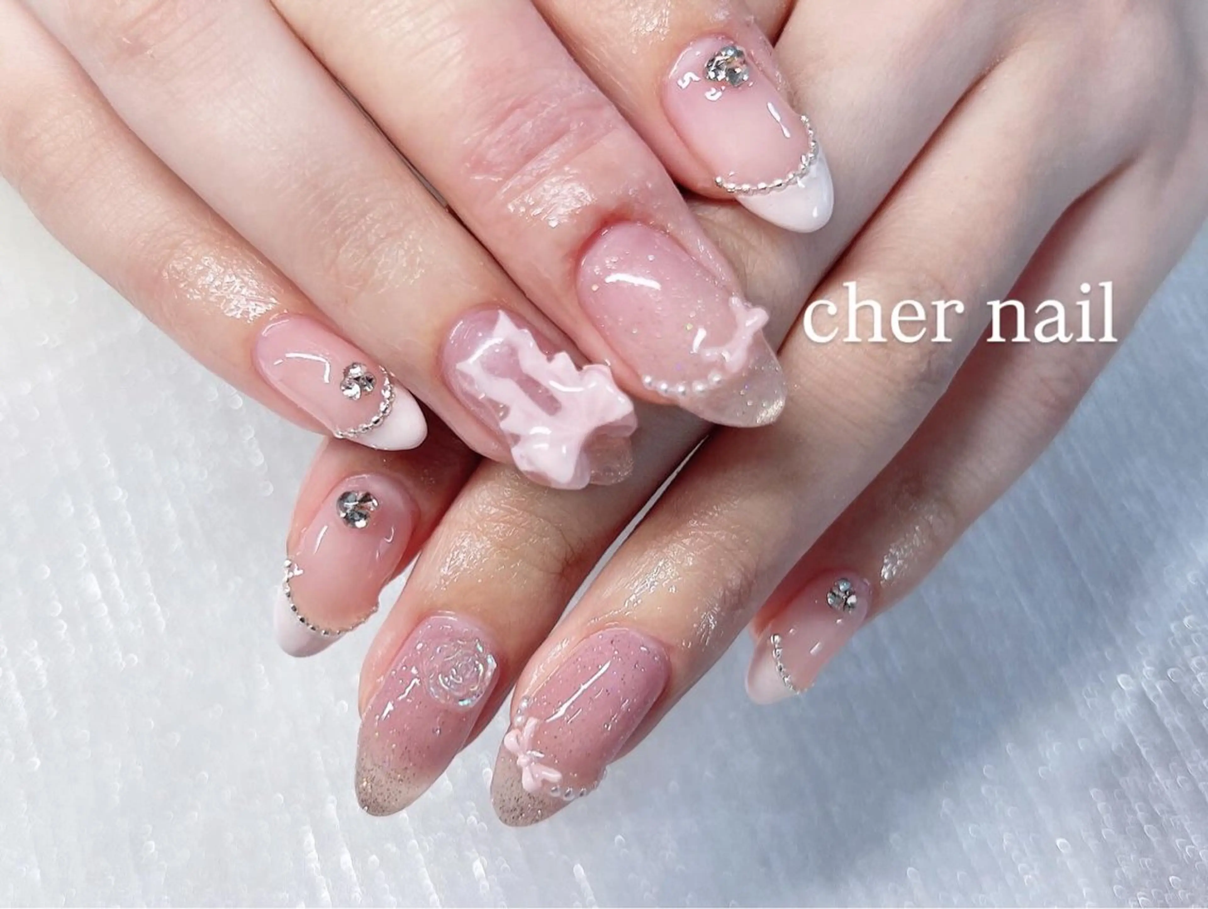 ネイル ハンドネイル CHER NAIL(シェルネイル)所属・cher loydのネイルデザイン