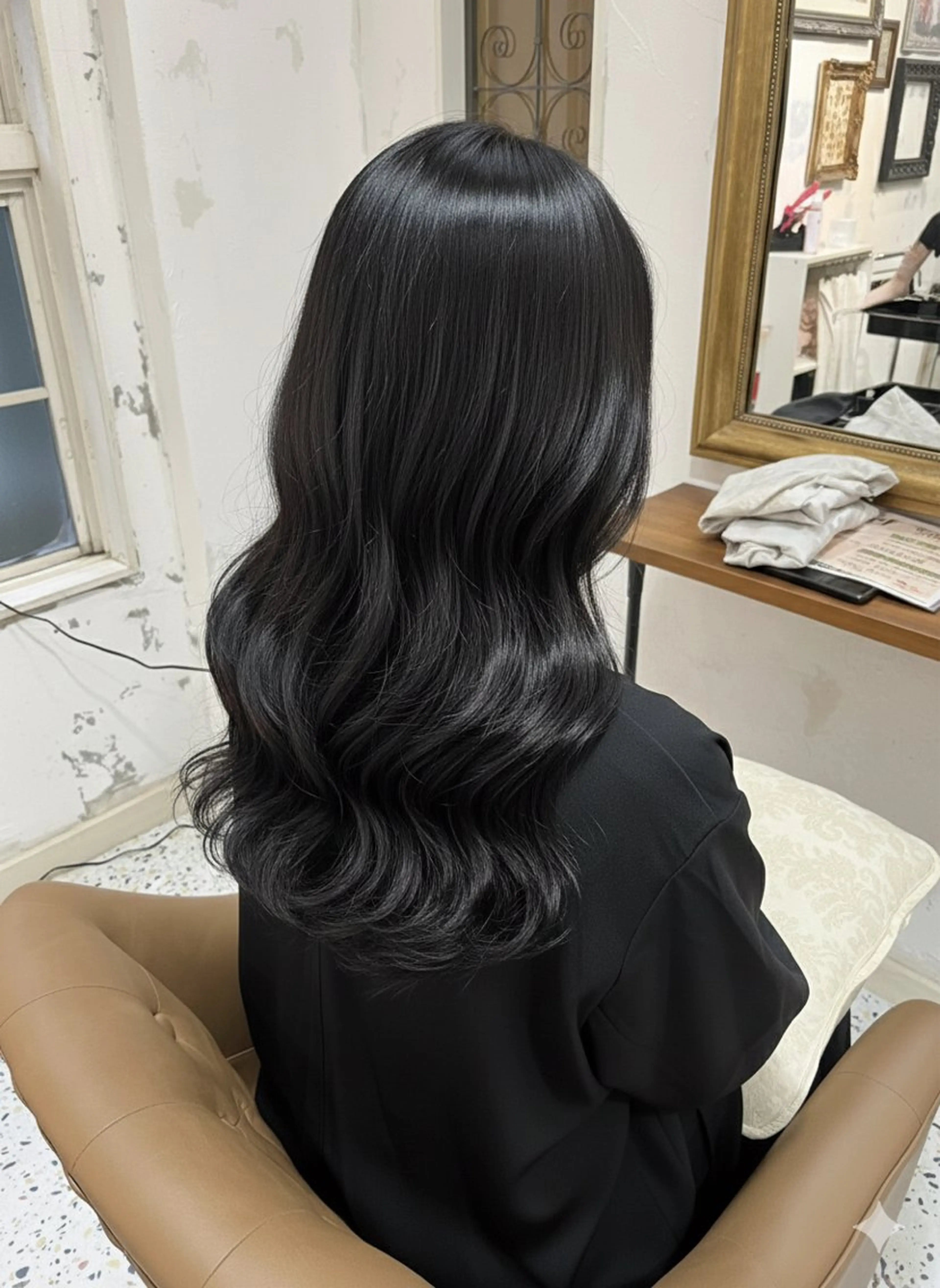 ロング カラー カット ヘアカラー 韓国ヘア🇰🇷🎀 山本うららのヘアスタイル