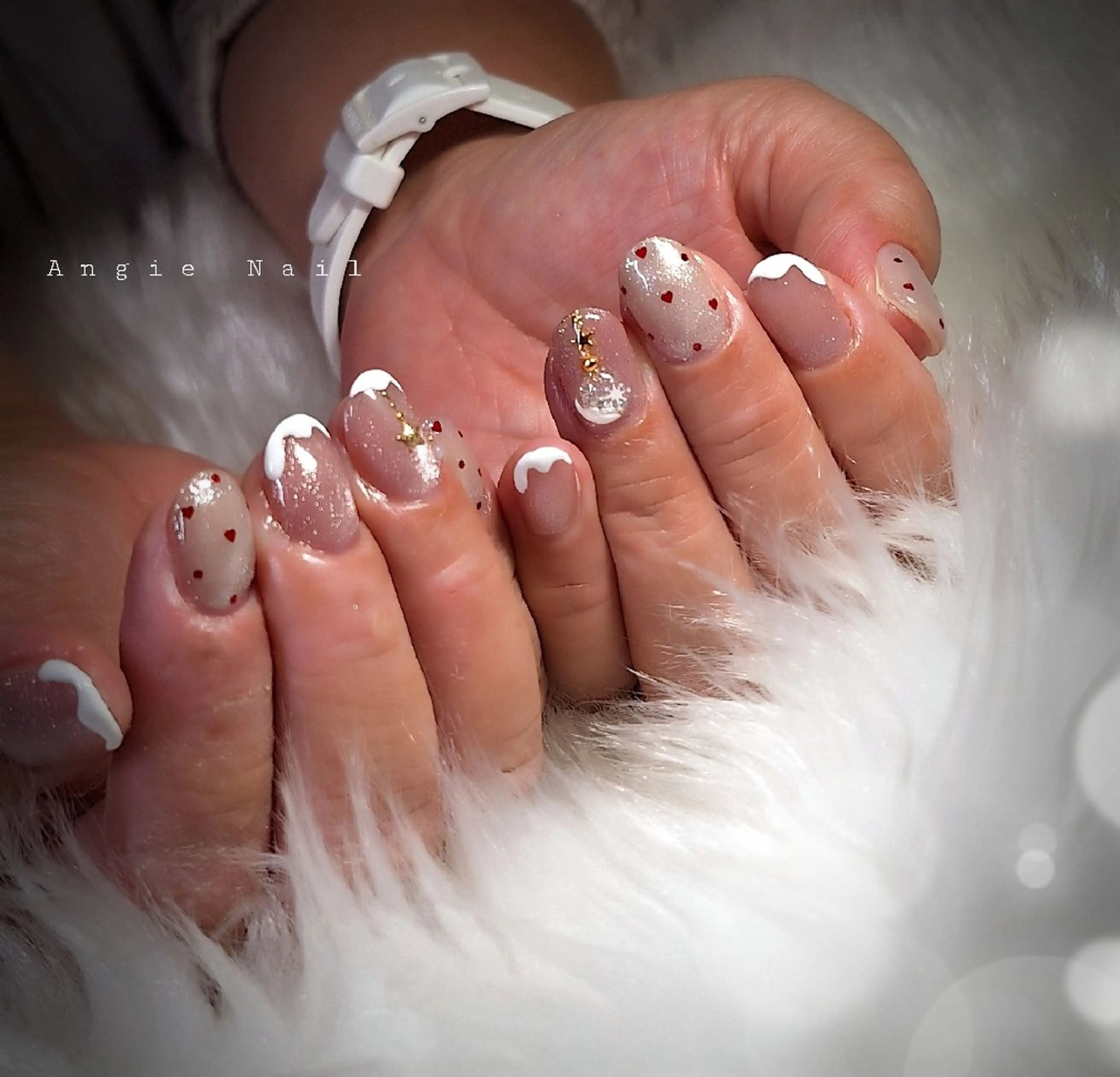 ネイル ハンドネイル Angie Nail (アンジーネイル)所属・Angie Nail (ｱﾝｼﾞｰﾈｲﾙ)のネイルデザイン