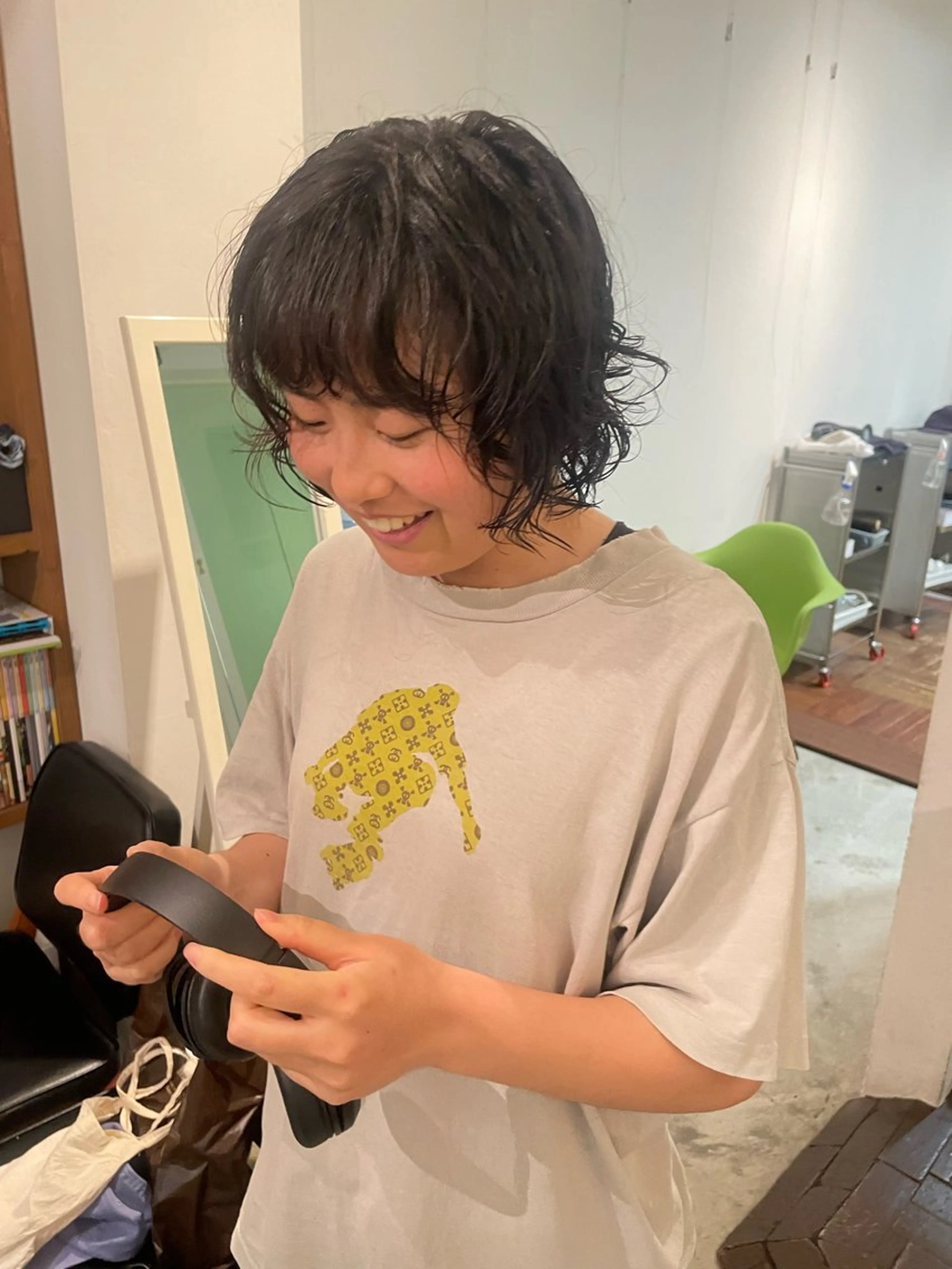 ショート Barouche所属・パーマ 西川二葉のヘアスタイル