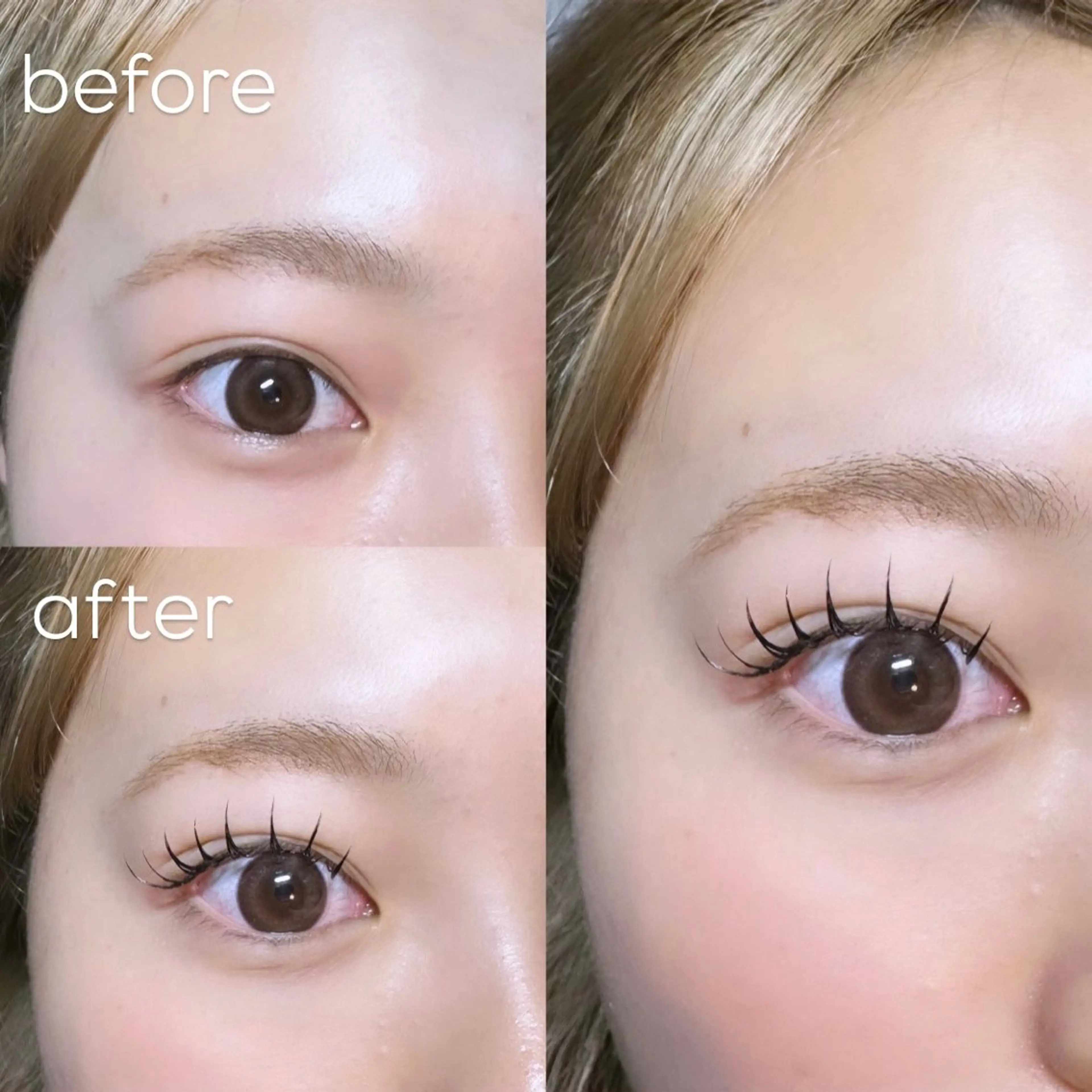 マツエク・マツパ フラットラッシュ sour~un 京都駅前Himenaのマツエク・マツパデザイン