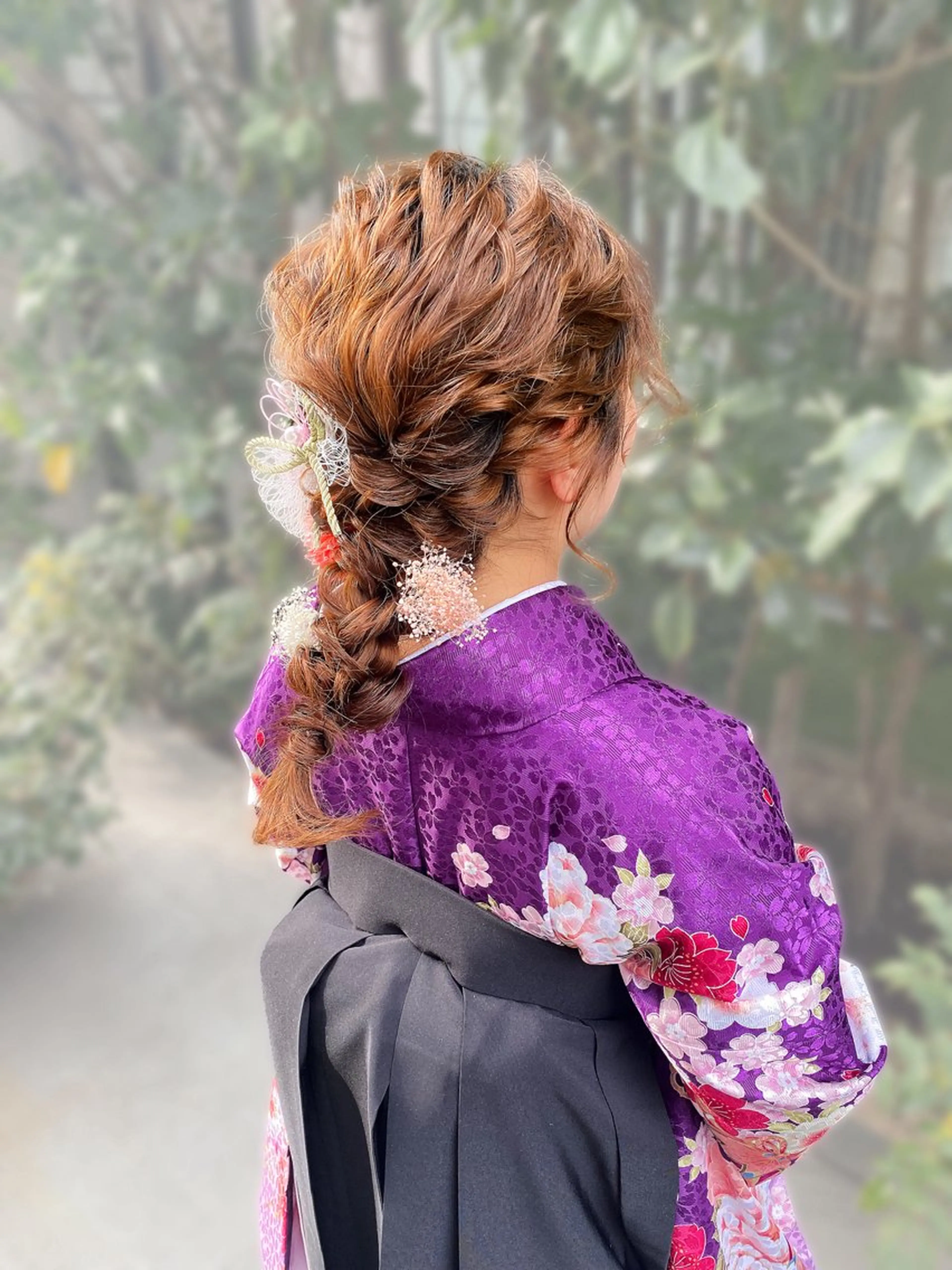 セミロング ヘアアレンジ 着付け Malu Studio マルスタジオ所属・Malu studioの眉毛・アイブロウイメージ