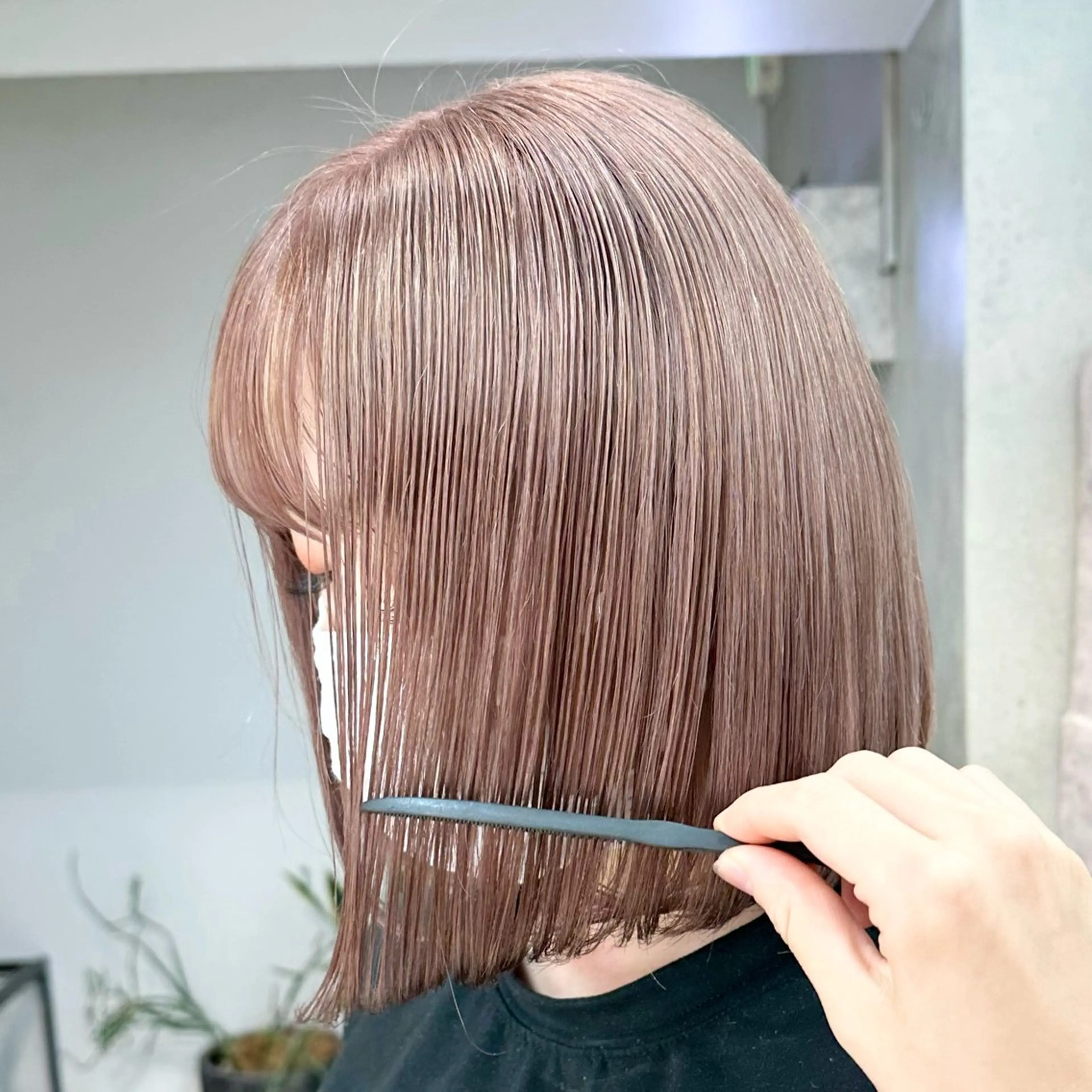 ミディアム vain　渋谷【ヴェイン シブヤ】所属・Rio / 縮毛矯正🍒のヘアスタイル