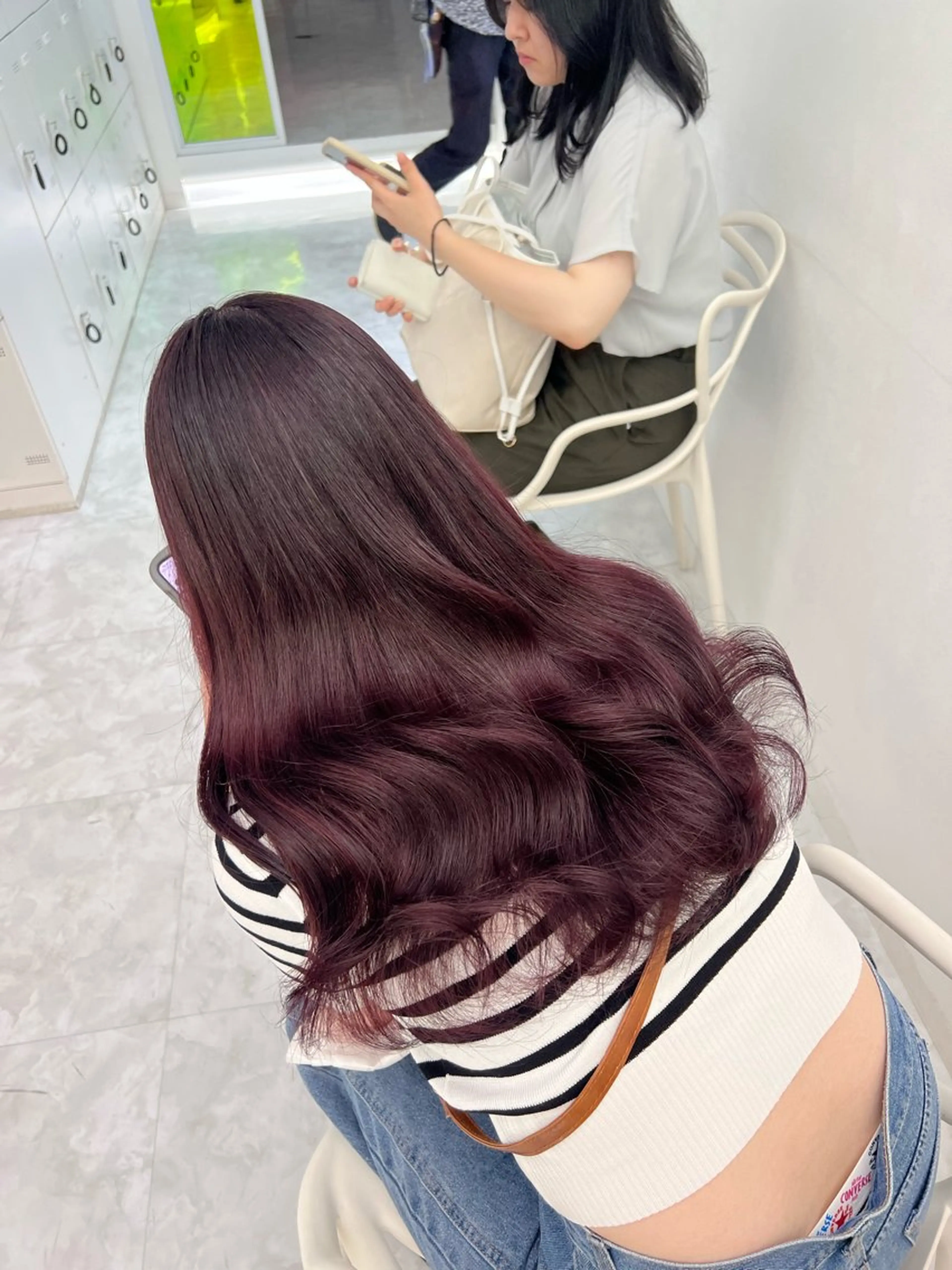 【💕限定💕】暖色カラーで可愛い髪色に！💖➕オリジナルトリートメント➕コテ巻き仕上げの写真