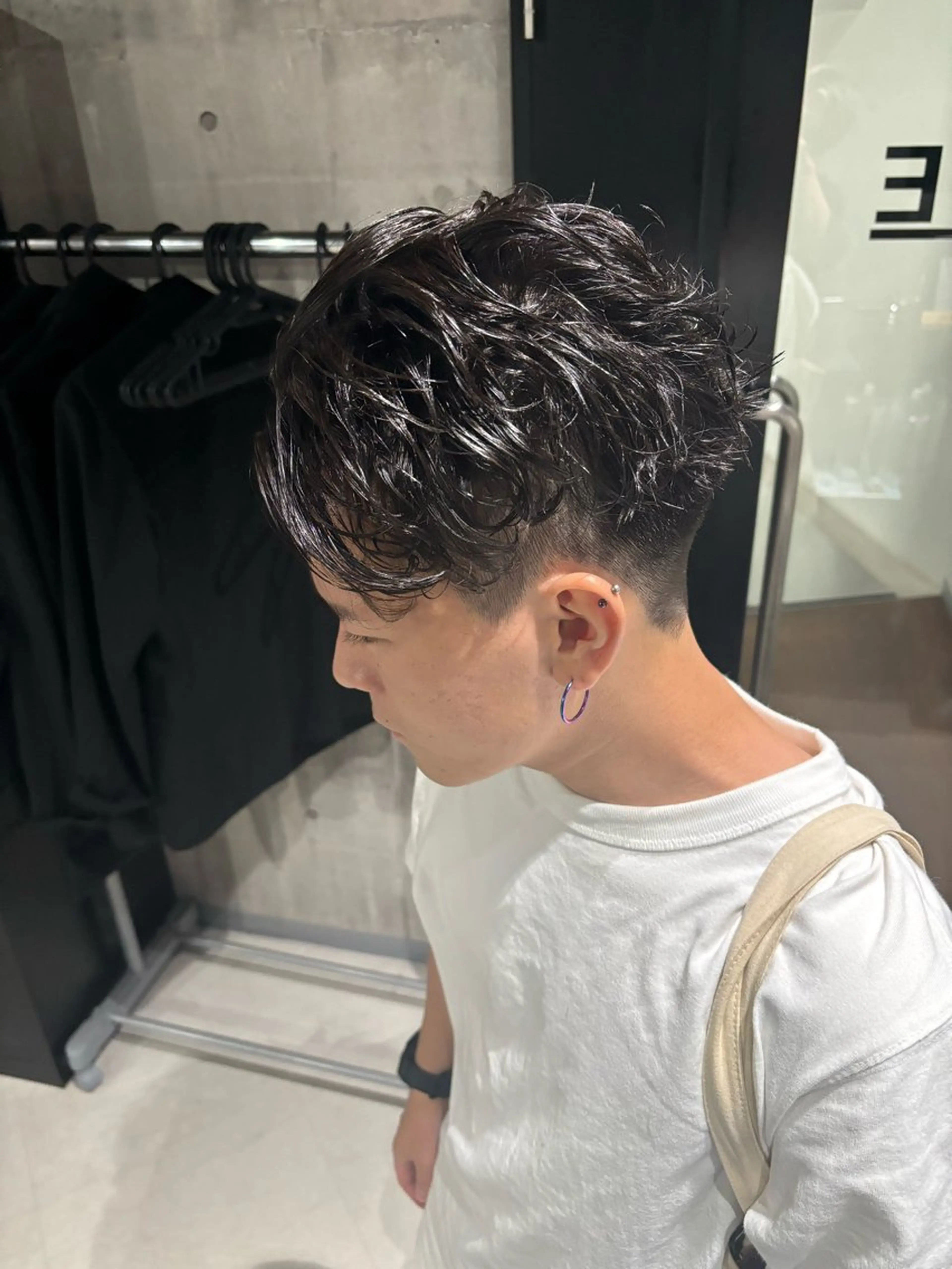 パーマ メンズ メンズパーマ スパイラルパーマ カット パーマ トリートメント _white【京橋店】所属・_WHITE / KENTOのヘアスタイル