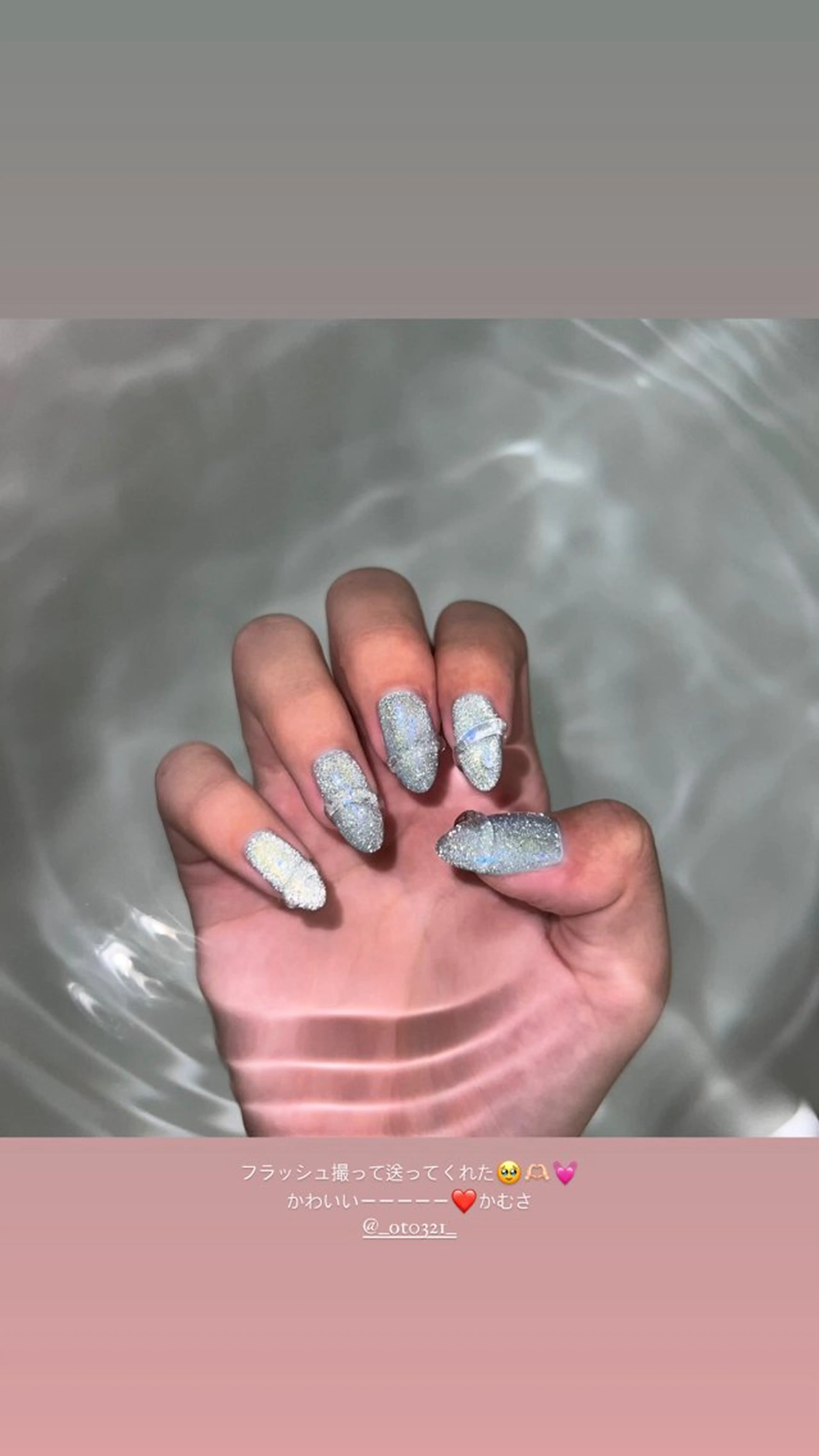 ネイル フラッシュネイル ぷっくりネイル ハンドネイル my&所属・my&_ maimiのネイルデザイン