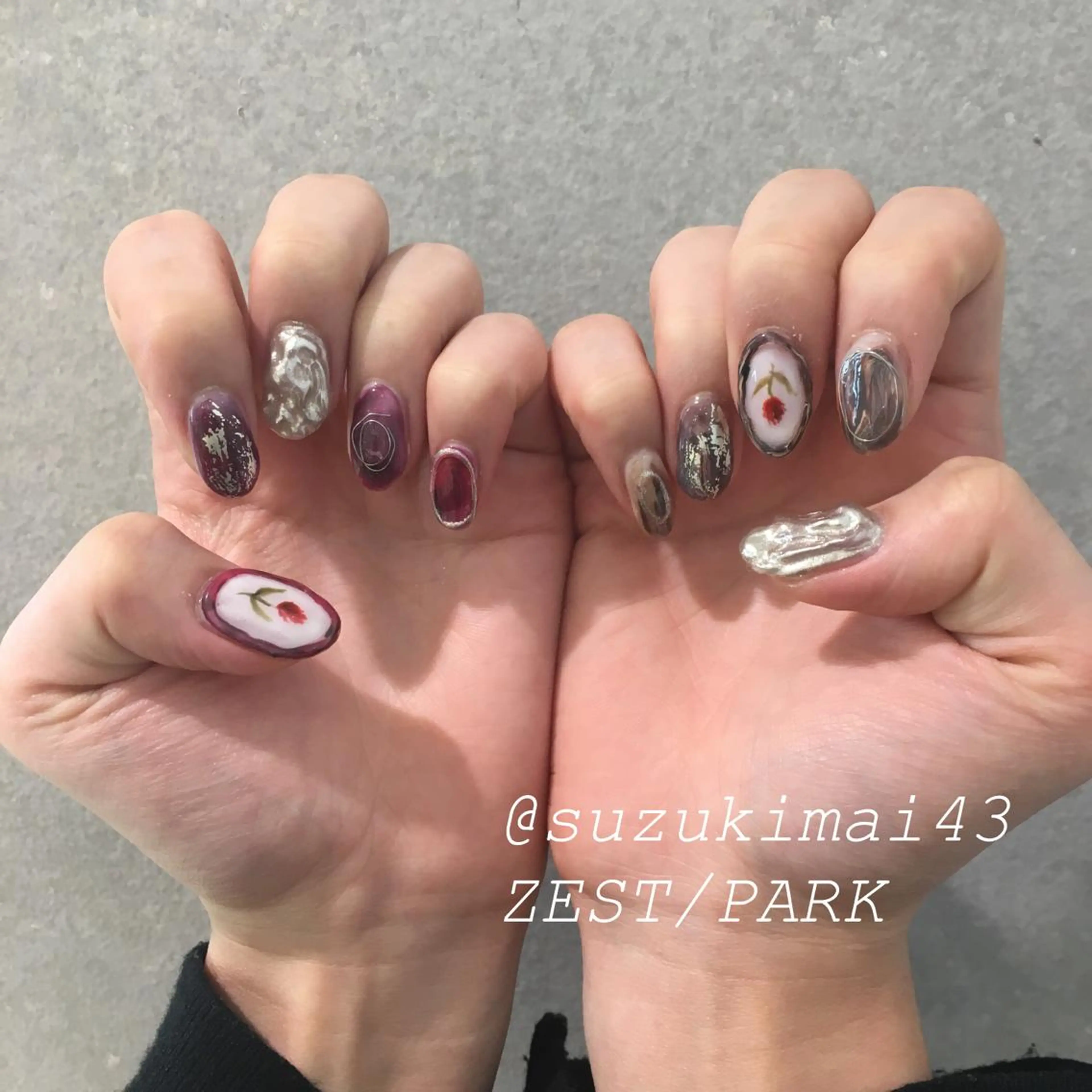 ネイル 【似合わせ提案】鈴木 舞のネイルデザイン