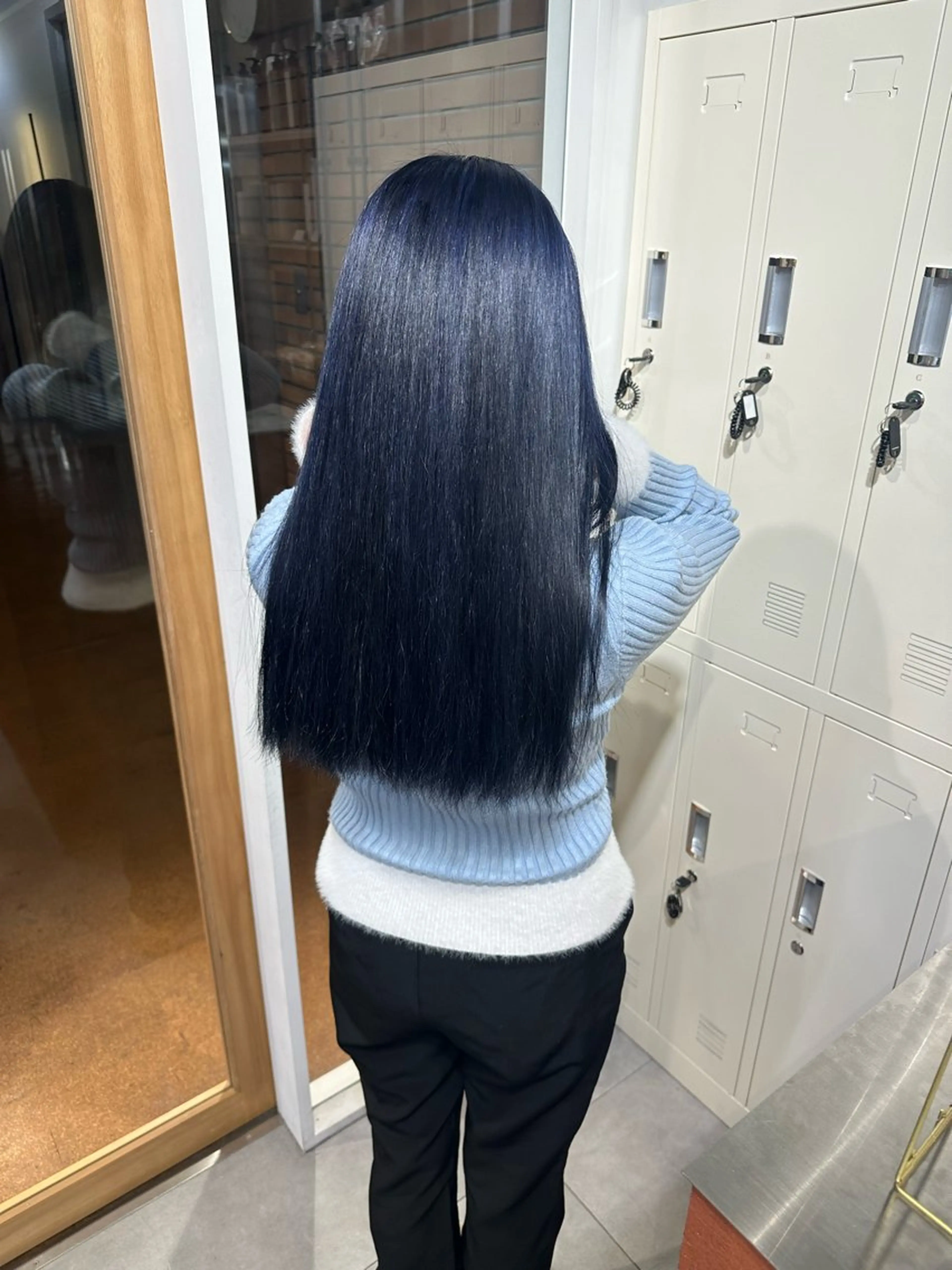 セミロング リキ/髪質改善 /縮毛矯正🫧のヘアスタイル