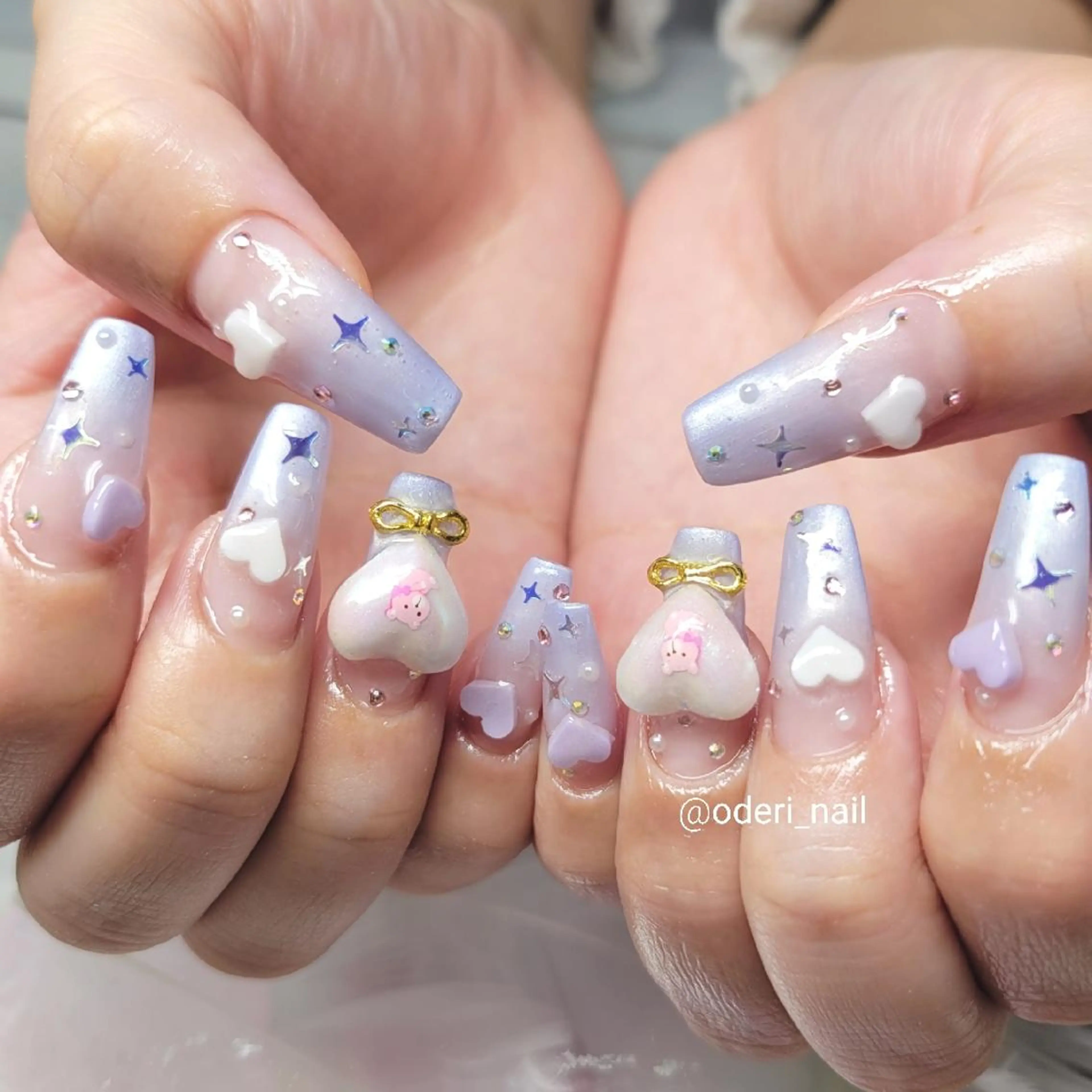 ネイル アートネイル ジェルネイル おで@ oderi_nailのネイルデザイン