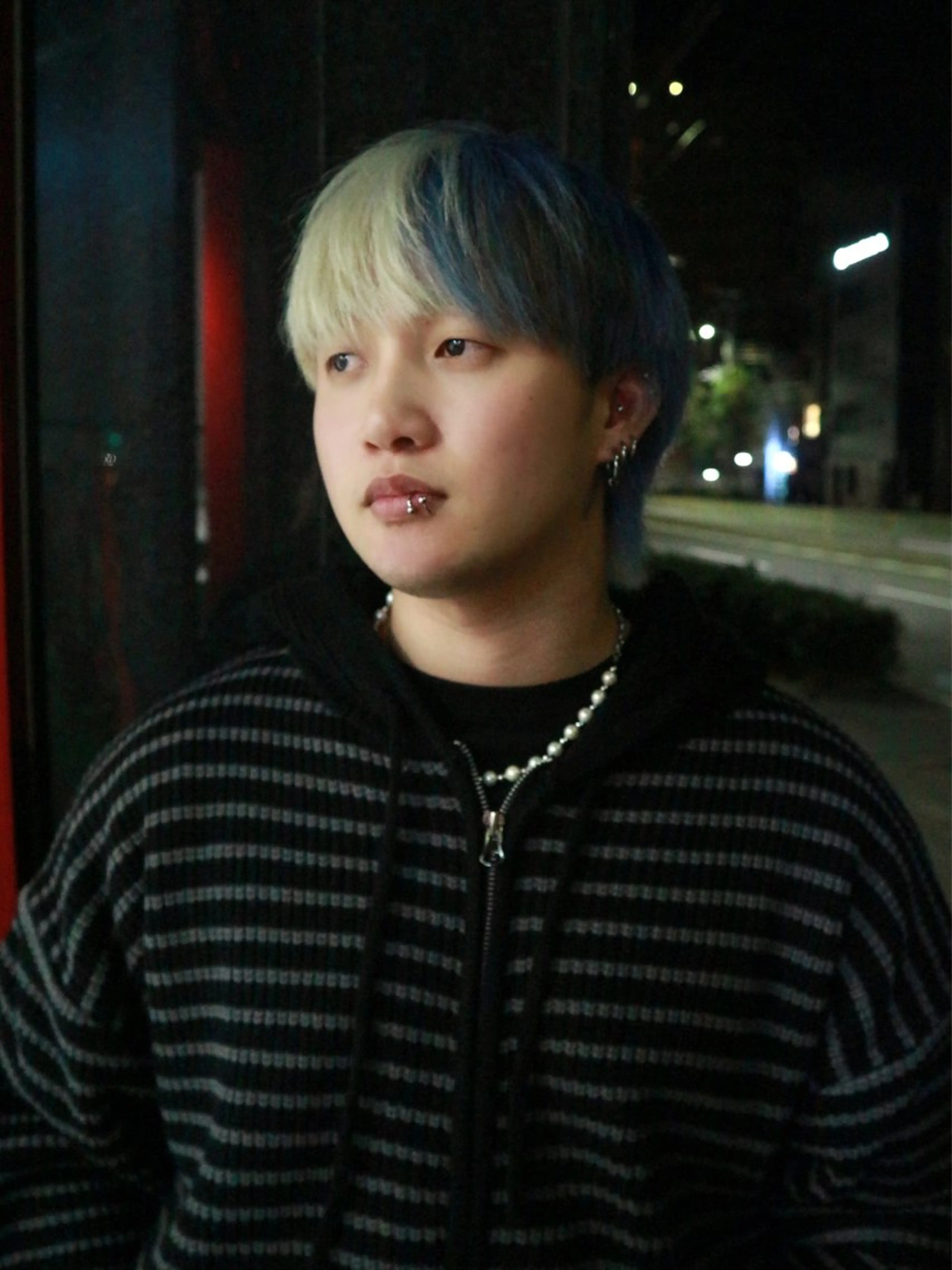 ショート カラー ヘアカラー ハイトーン/メンズ/ デザイン/梅田/ミユのヘアスタイル