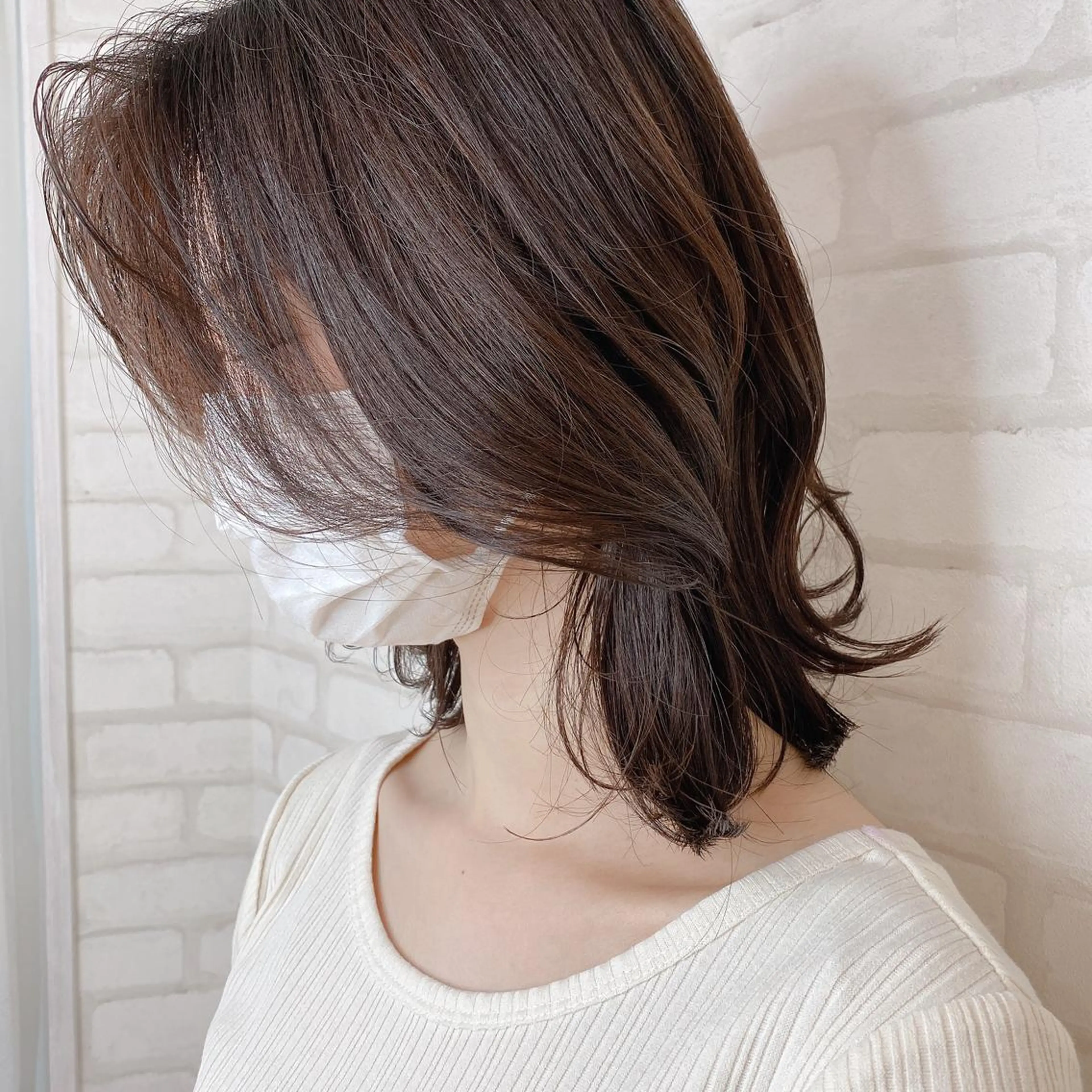 ミディアム abilita AZUSAのヘアスタイル