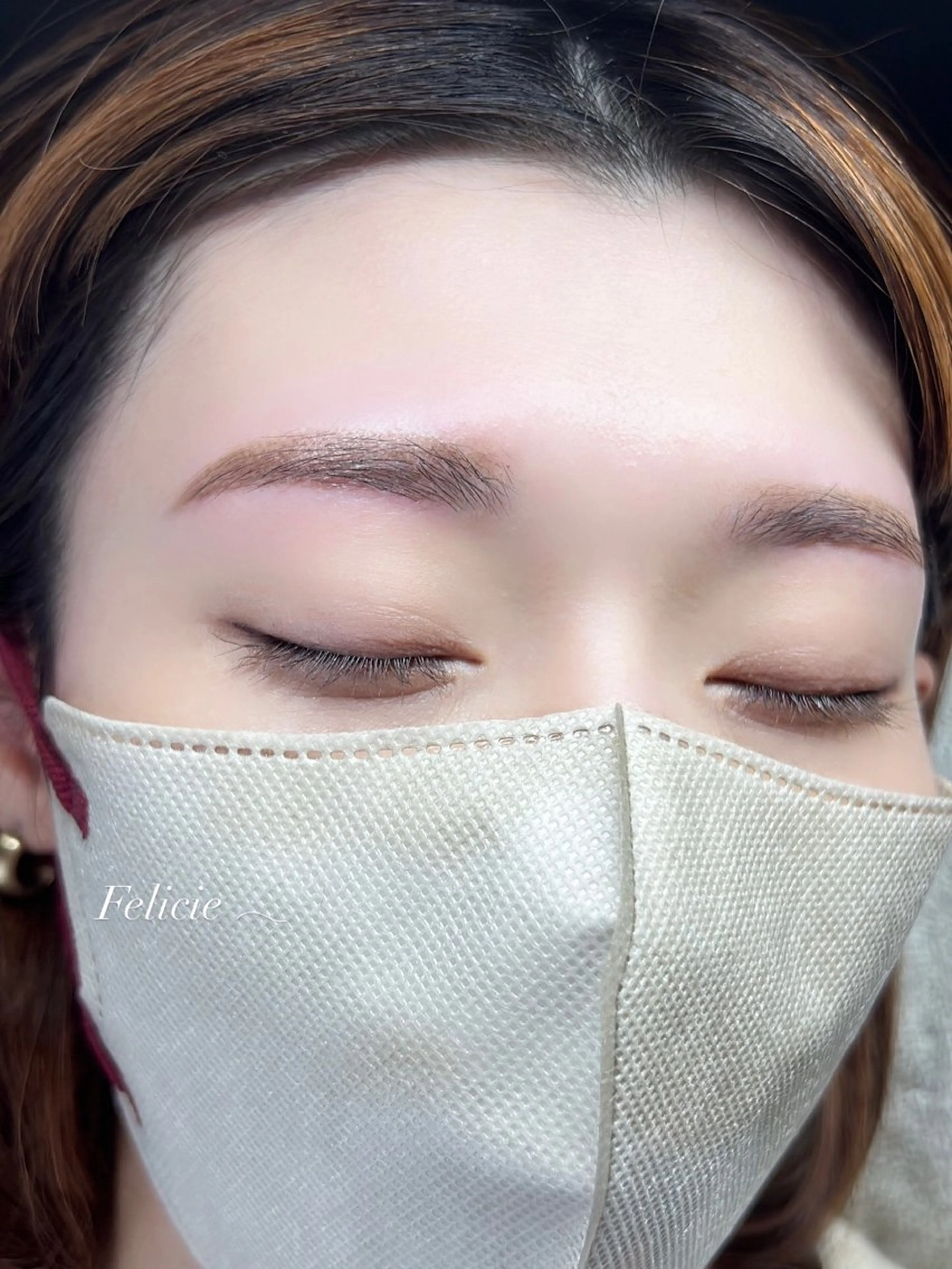 アイブロウ ワックス脱毛 Felicie＊ Sayakaのマツエク・マツパデザイン