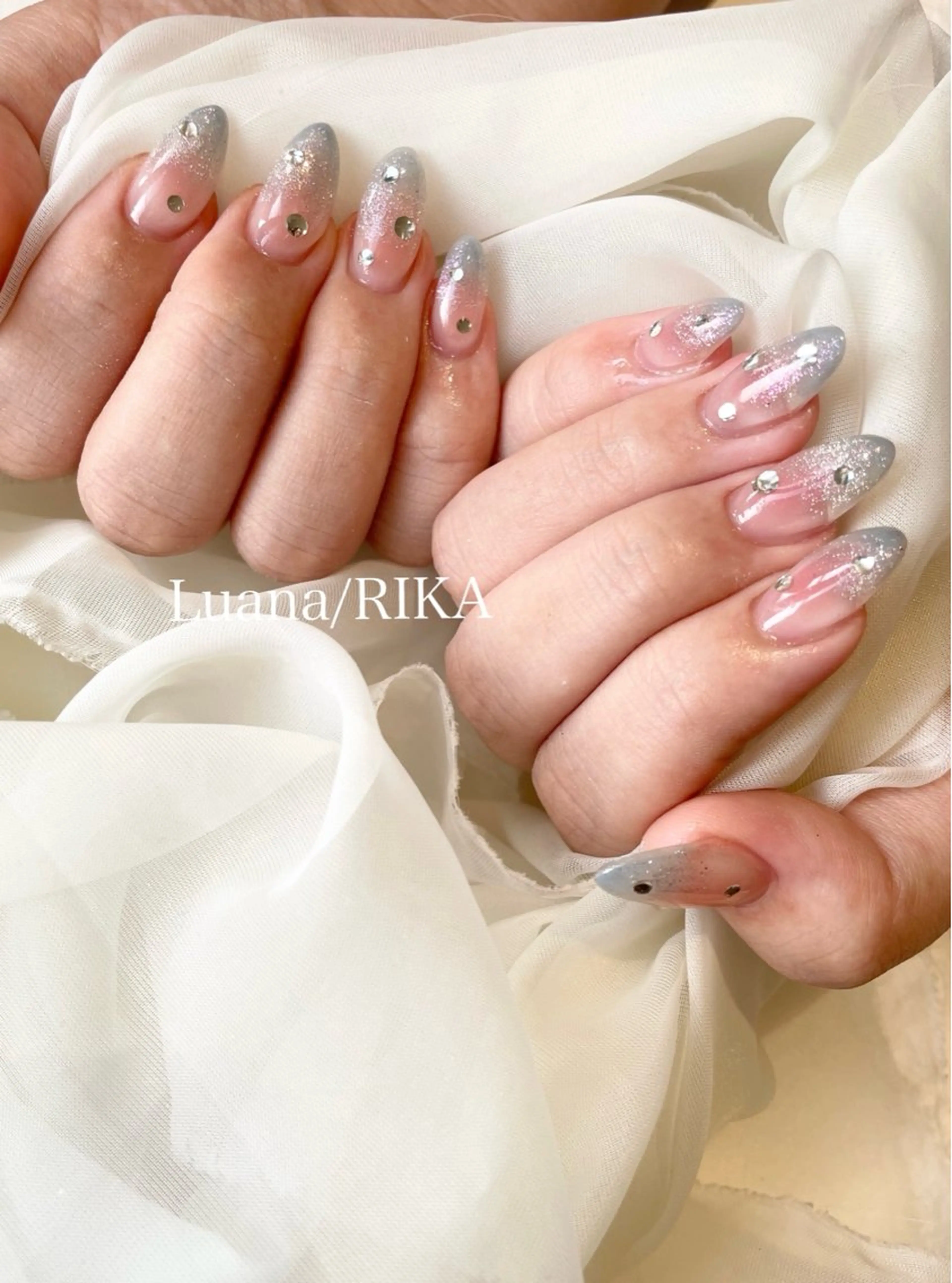 ネイル キラキラネイル ショートネイル Nail Salon Luana Rikaのネイルデザイン