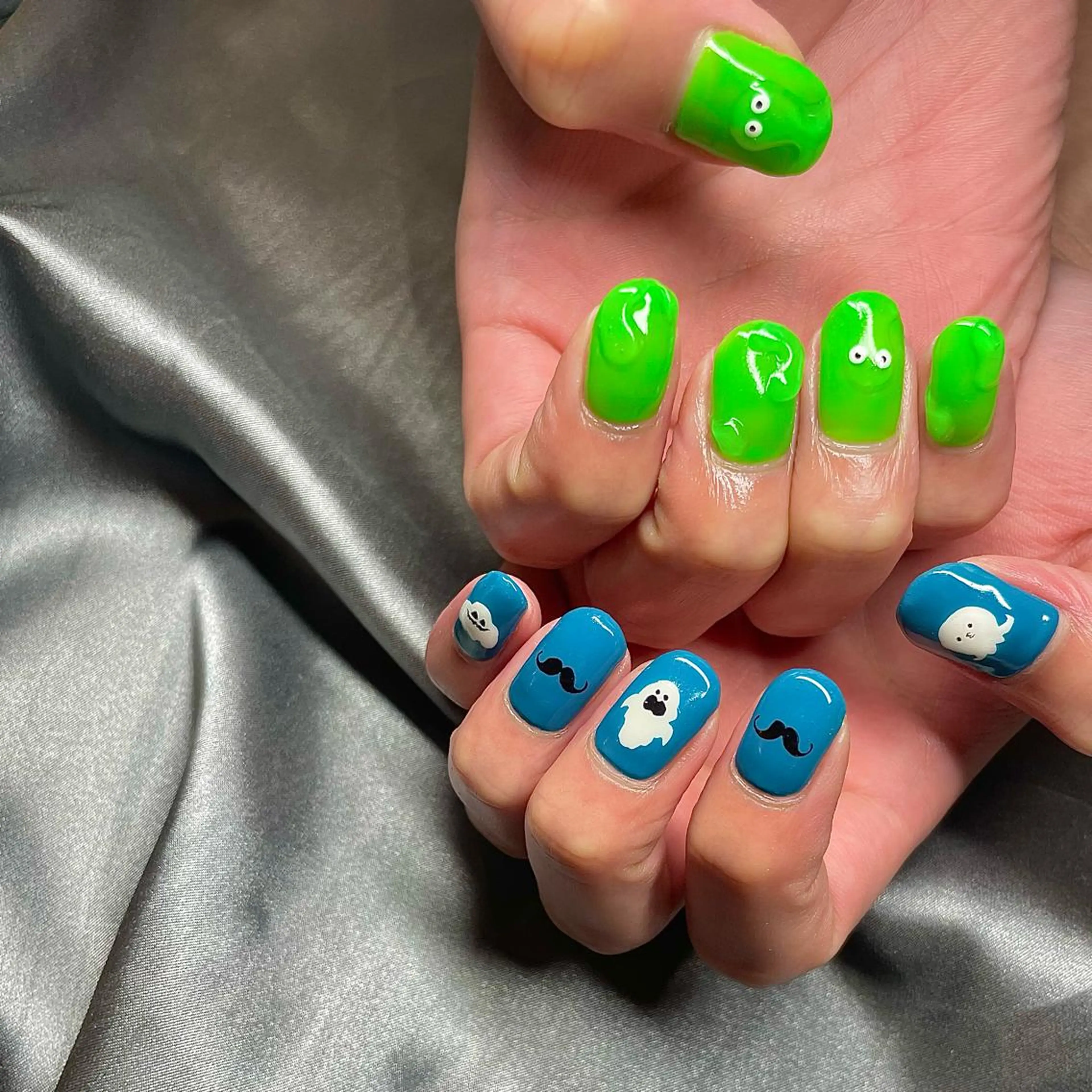 ミディアム カラー パーマ ヘアアレンジ メンズ キッズ ネイル マツエク・マツパ アイブロウ nail&eye Aoのマツエク・マツパデザイン