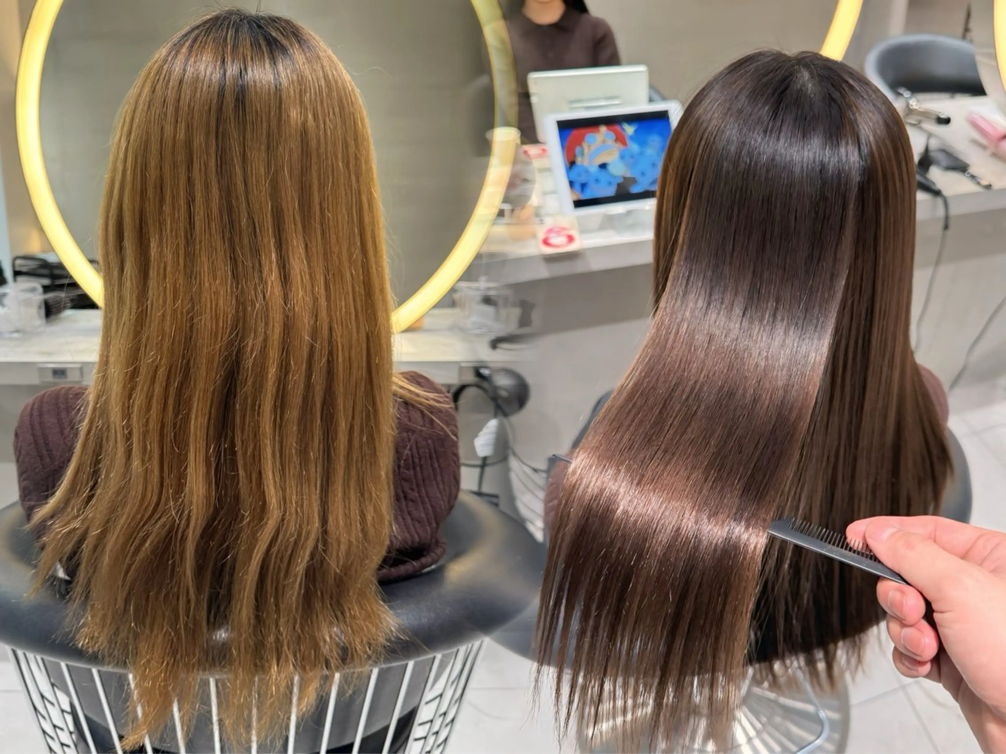 ロング 縮毛矯正 縮毛矯正 トリートメント 『タケル』が叶える✨ 熊本🥇モテ美髪ヘアのヘアスタイル