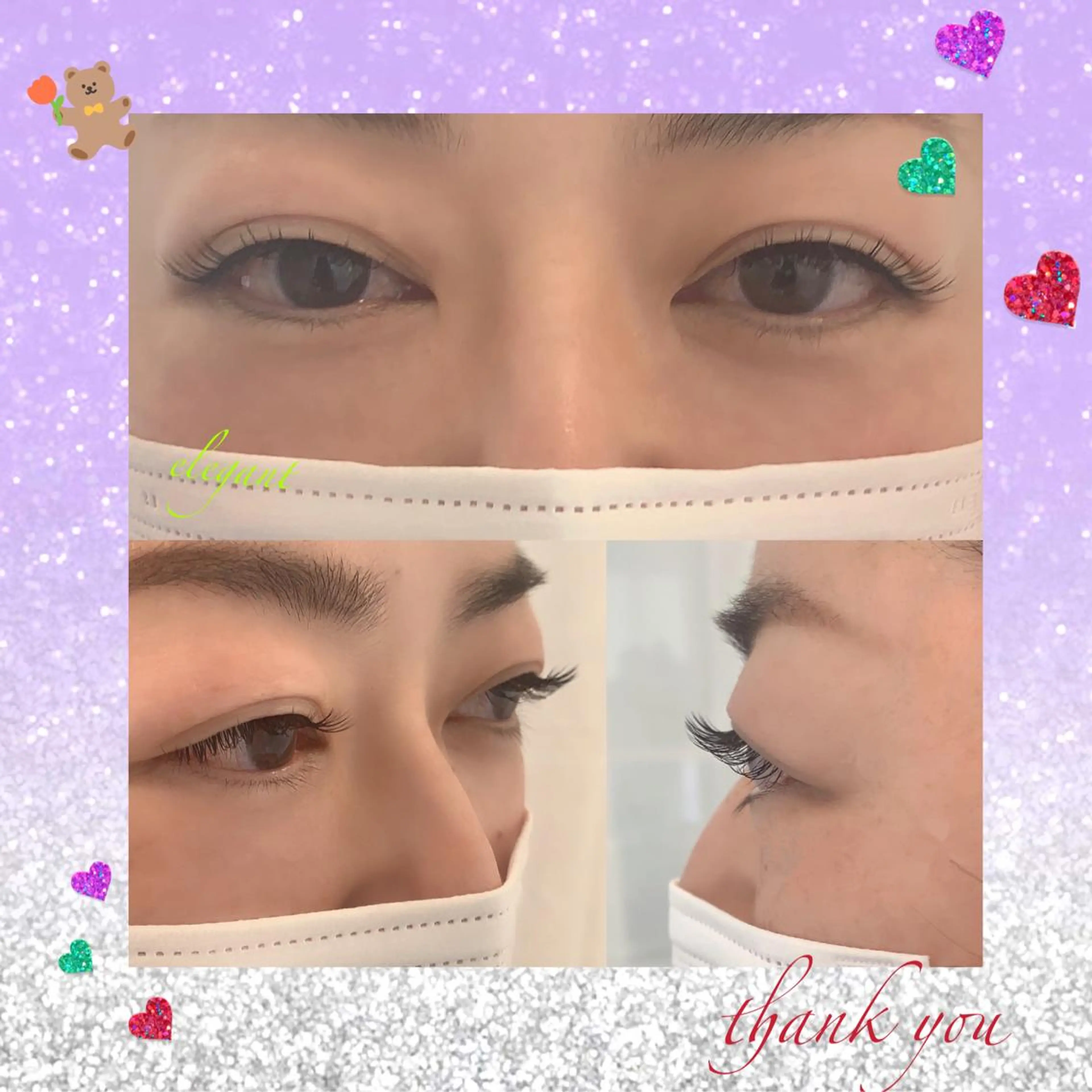 マツエク・マツパ ゴージャス mika ☆のマツエク・マツパデザイン