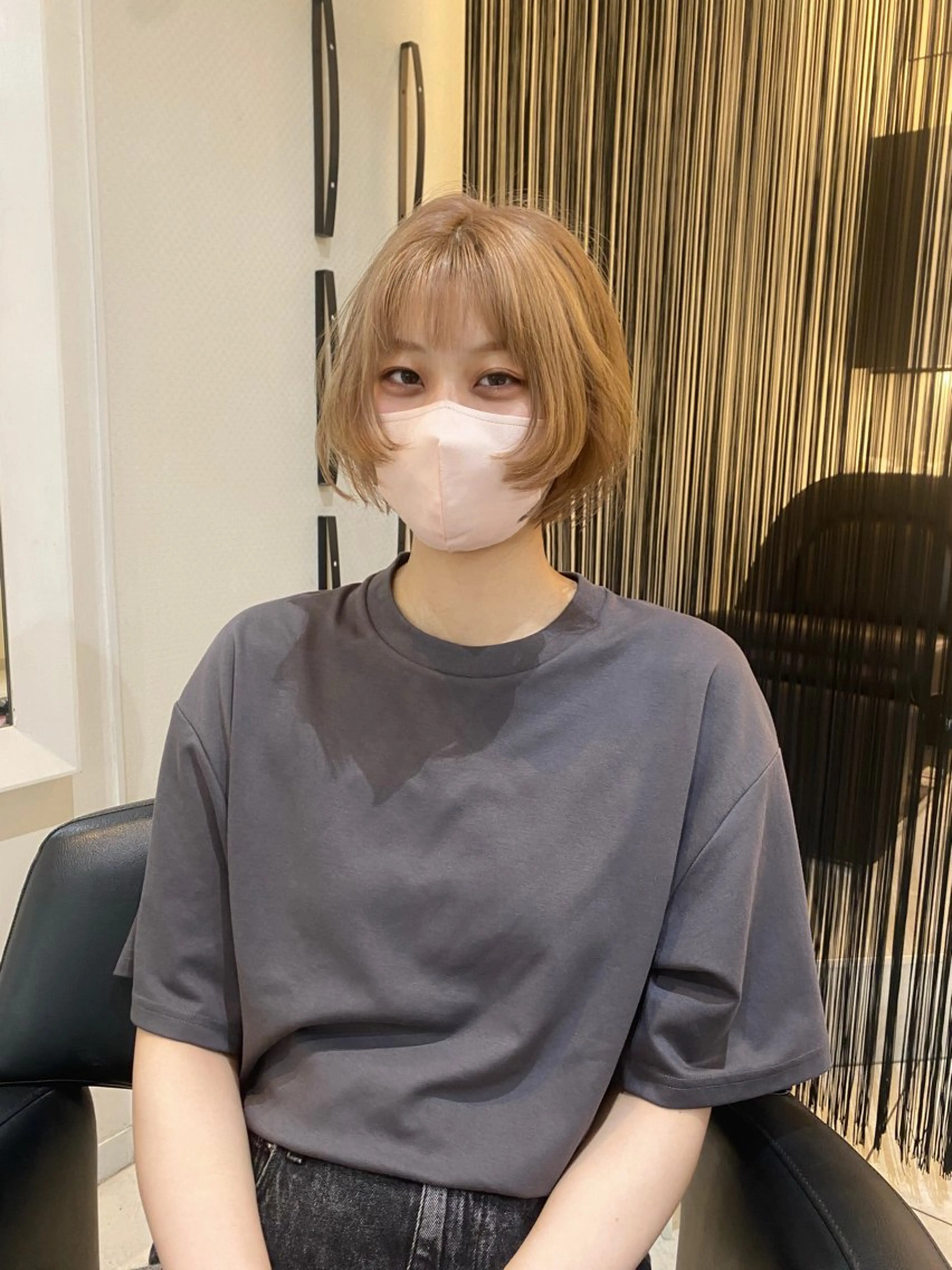 ショート カラー ヘアカラー トリートメント mai / linoah˚✧のヘアスタイル