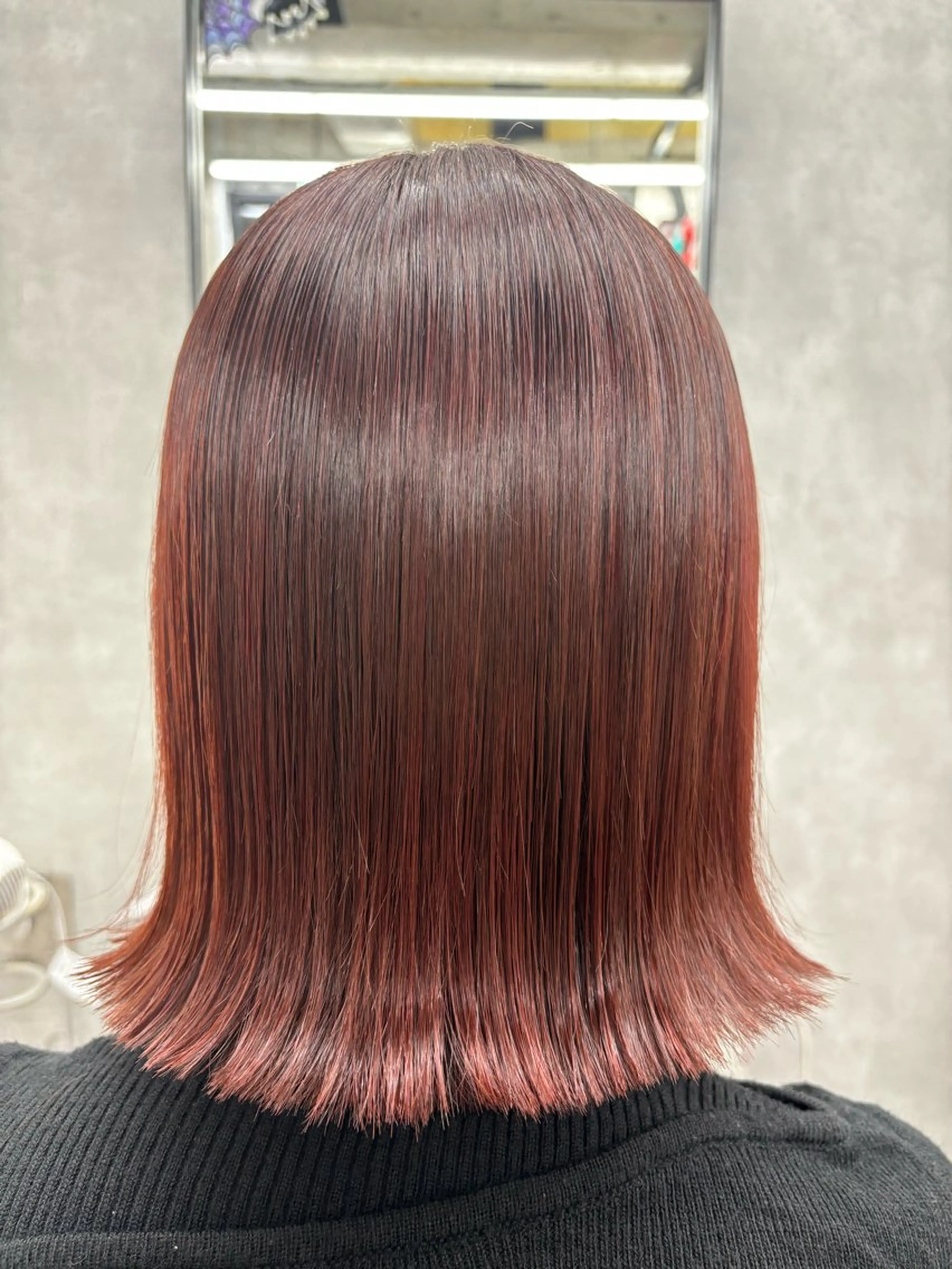 セミロング カラー 髪質改善 縮毛矯正 トリートメント 巻ける縮毛矯正🌸 勝倉　麗のヘアスタイル