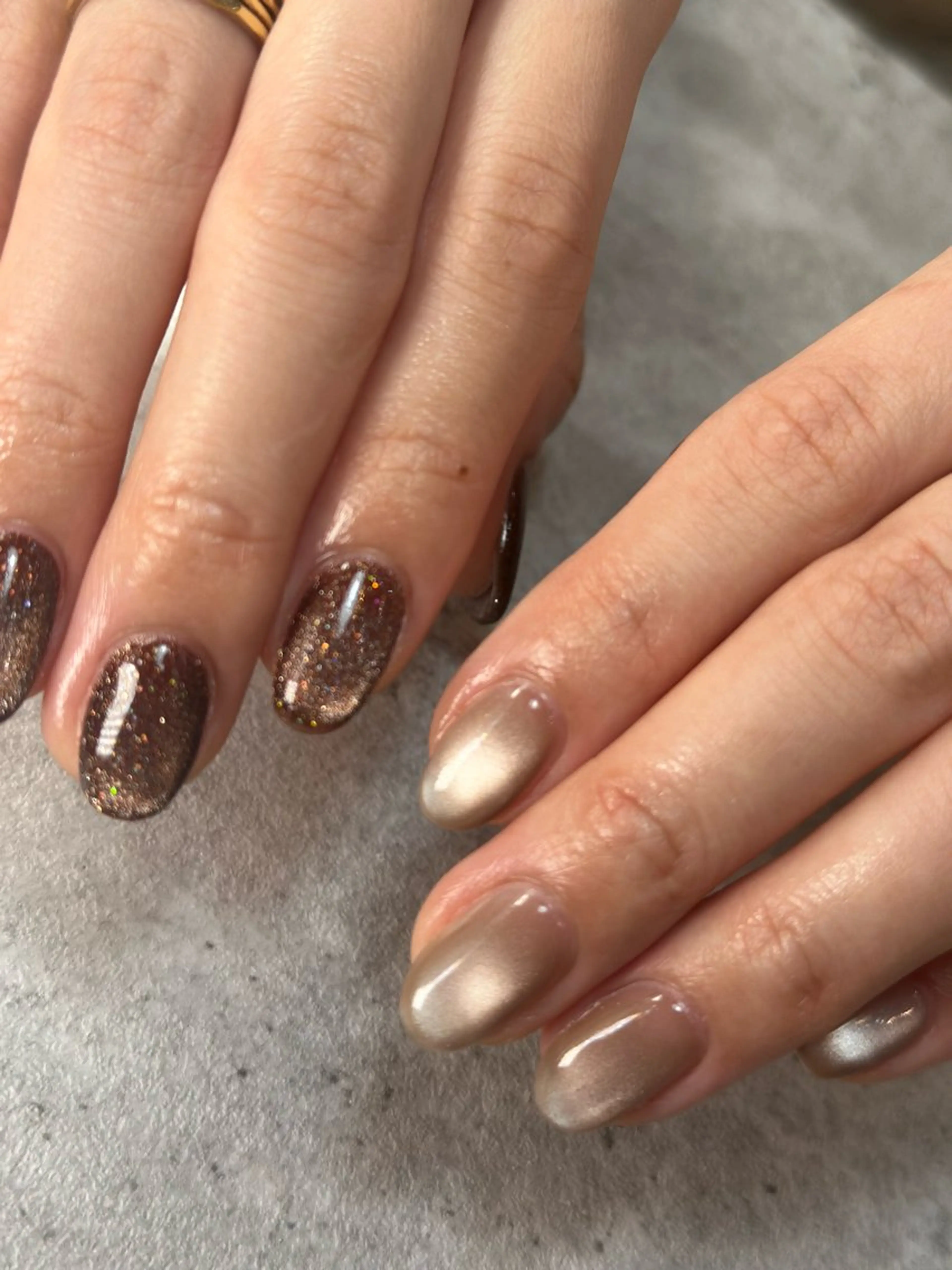 ネイル マグネットネイル ネイルサロンLaugh.所属・松浦 未悠のネイルデザイン