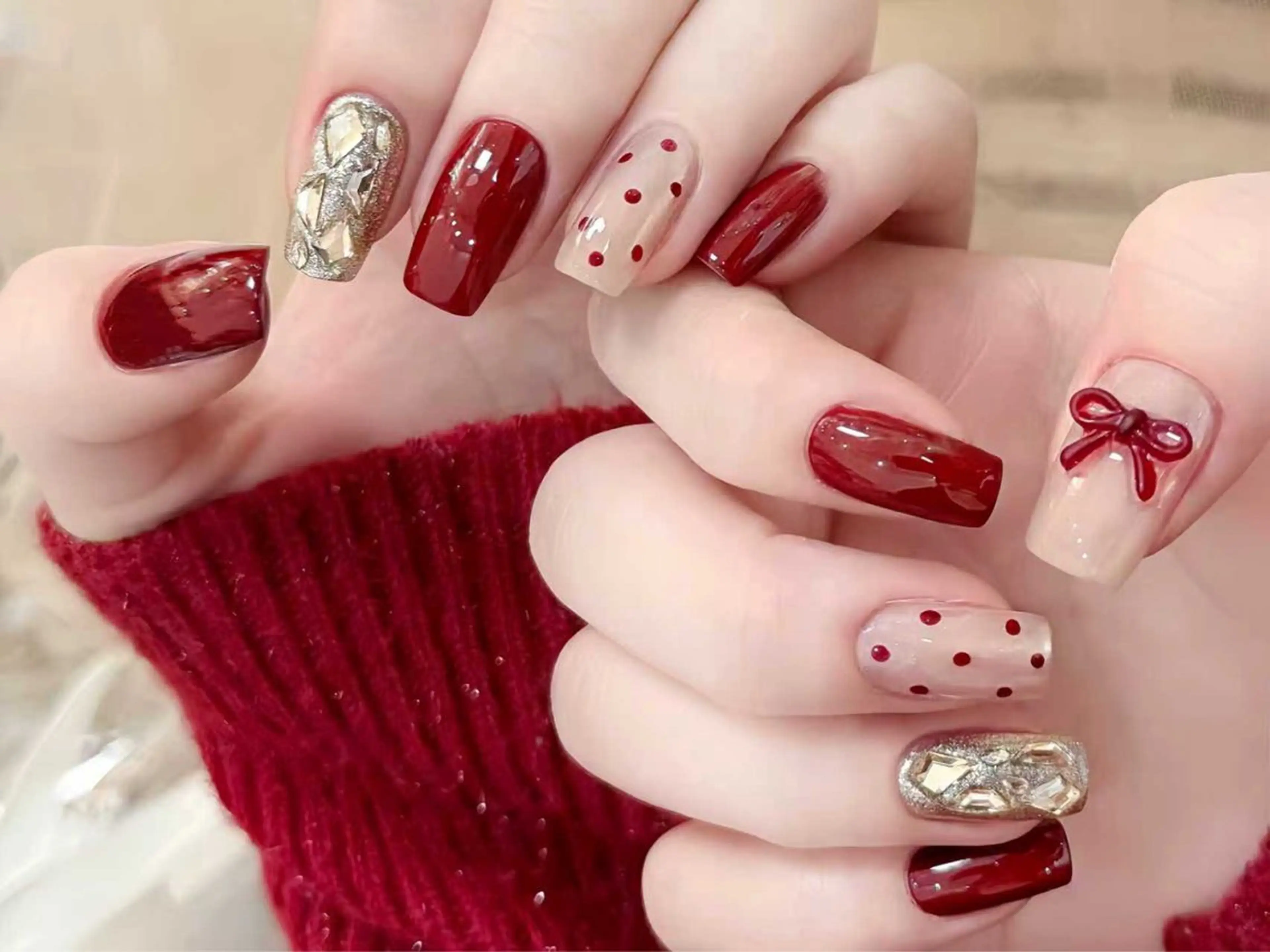 ネイル ハンドネイル H3 Nail Tsuki🦋💙のネイルデザイン