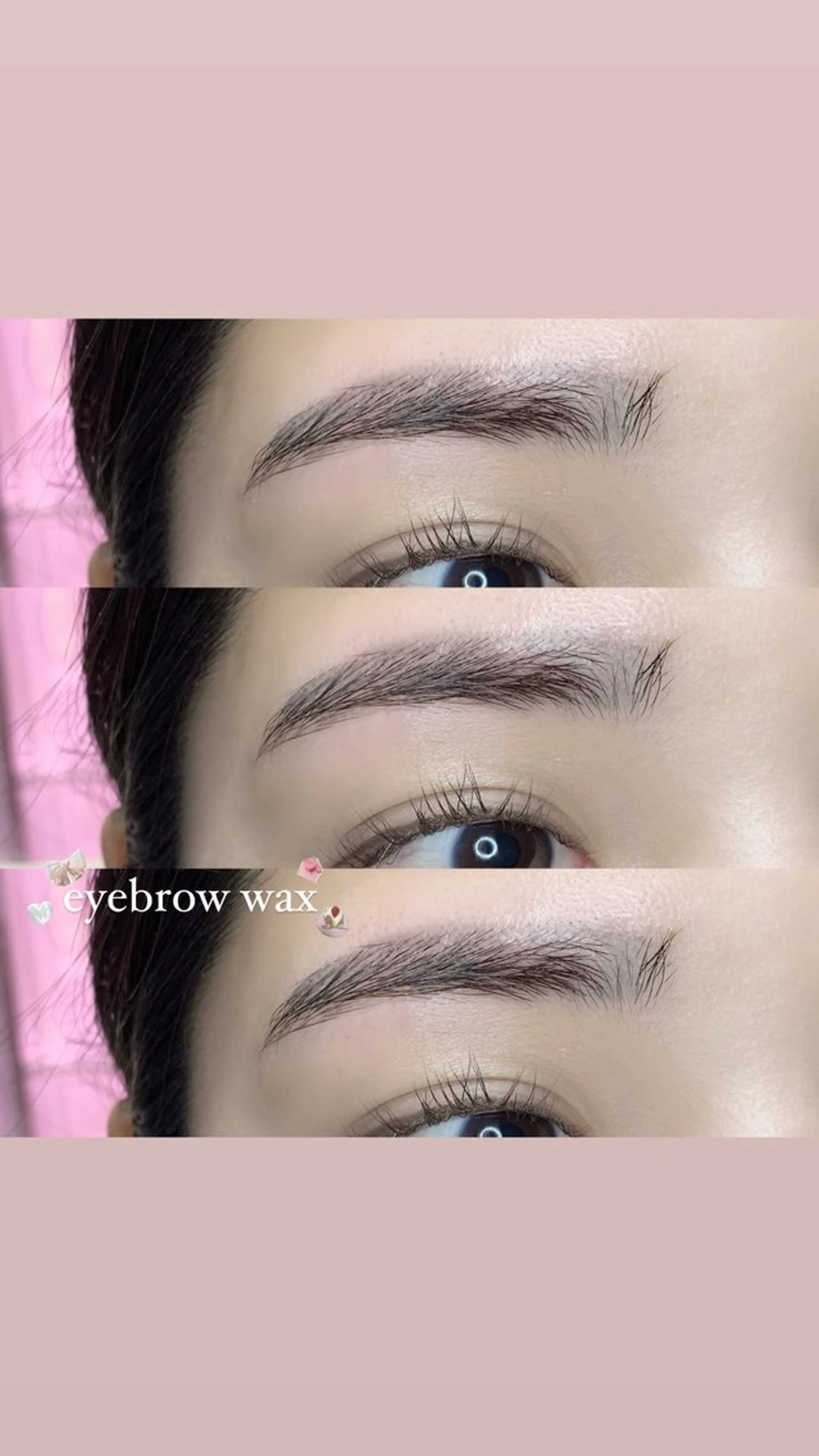 【🤍大人気✨️】アイブロウWAX 間引き➕お仕上げメイク付き✨️の写真