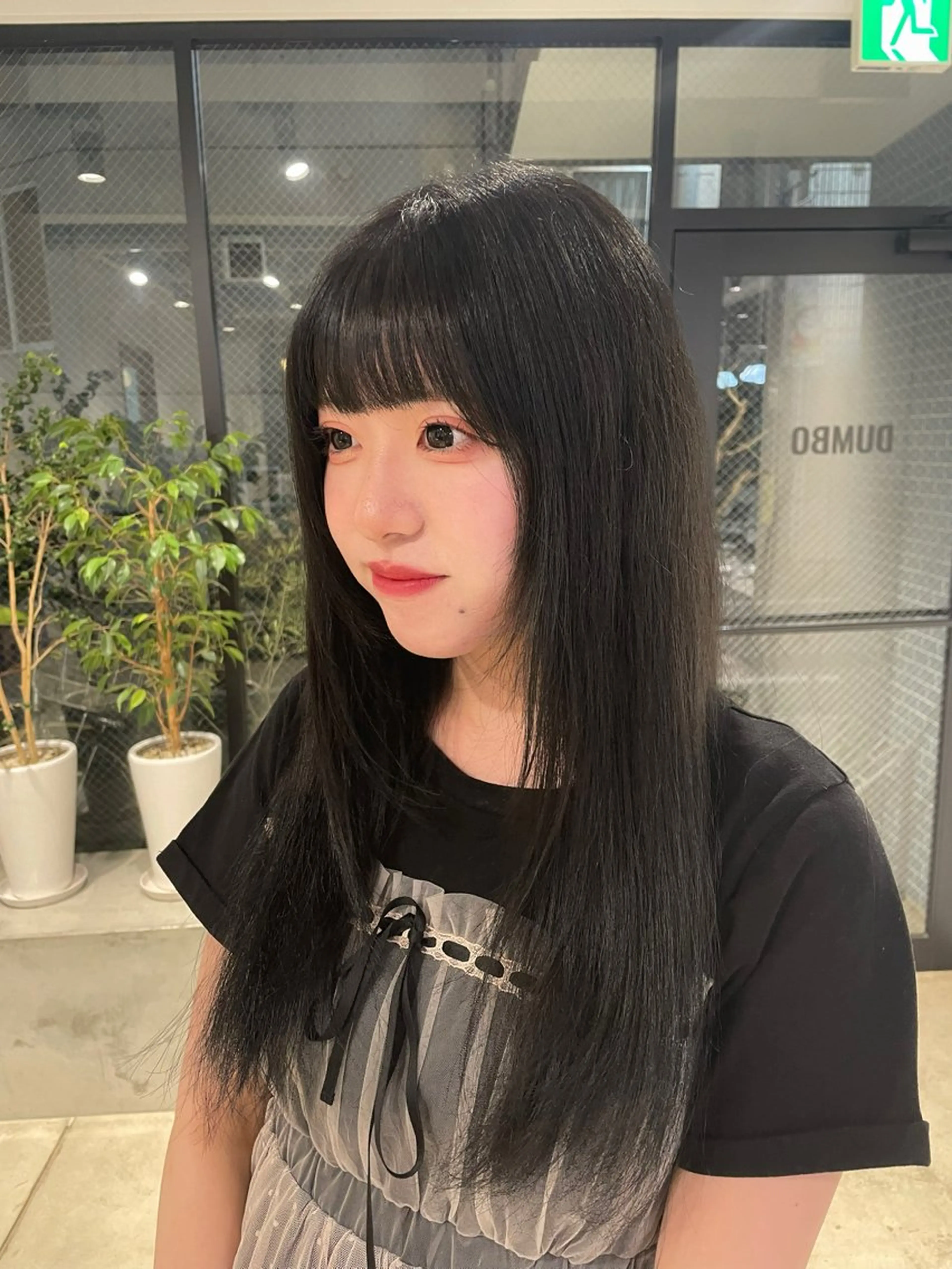 ロング カラー 黒髪 ユウナ🎀レイヤー/ 暖色カラーのヘアスタイル