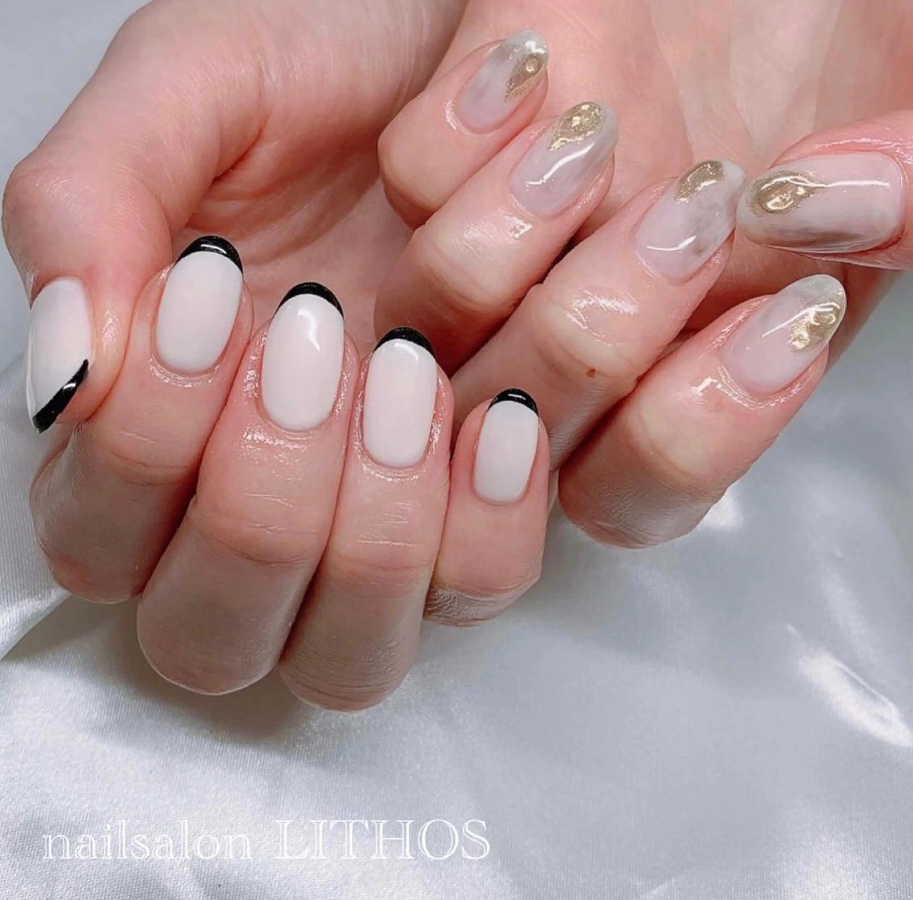 ネイル ハンドネイル nailsalon Lithos所属・nailsalon Recontreのネイルデザイン