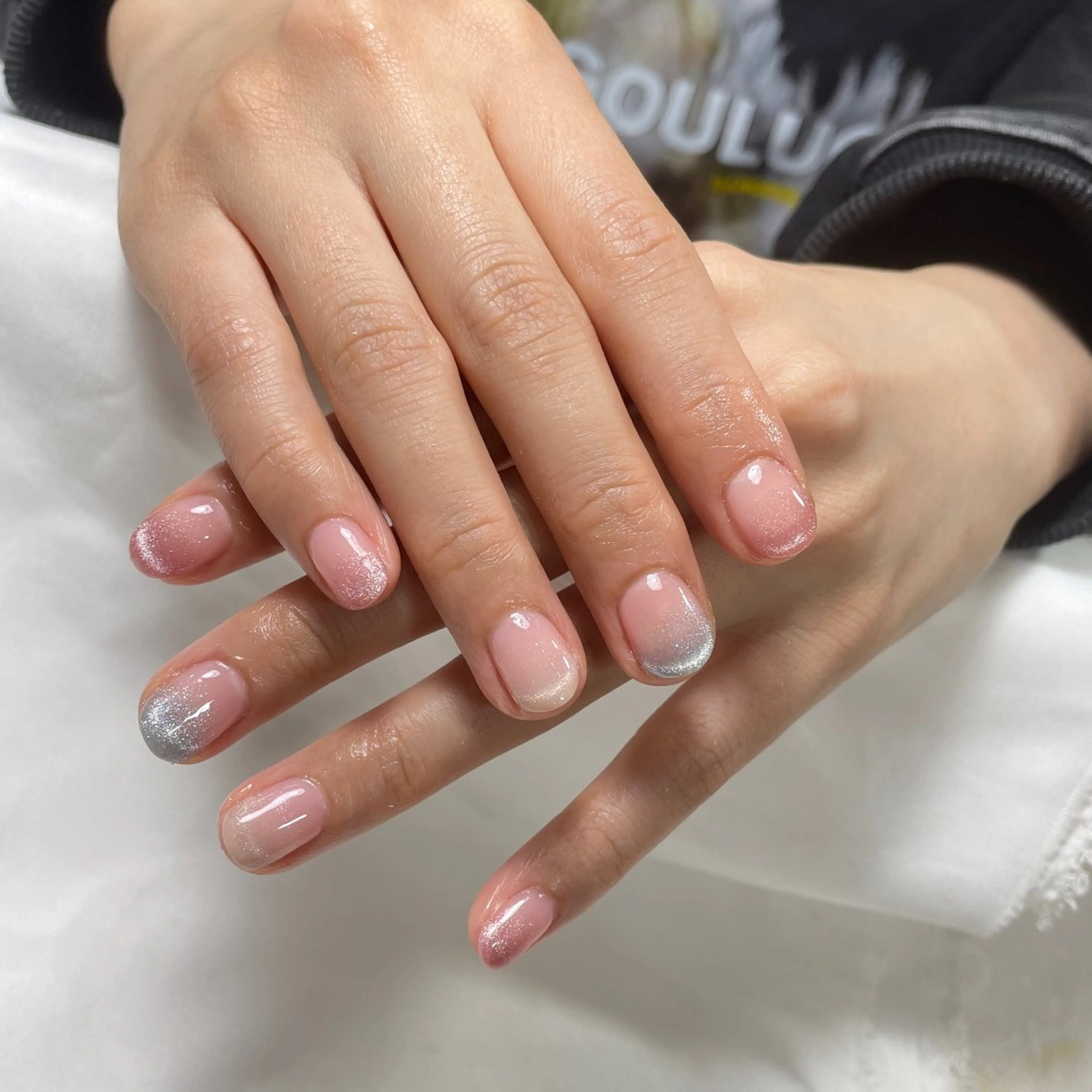 ネイル アートネイル フレンチネイル ジェルネイル グラデーション 韓国ネイル ハンドネイル 久保田 マリコのネイルデザイン